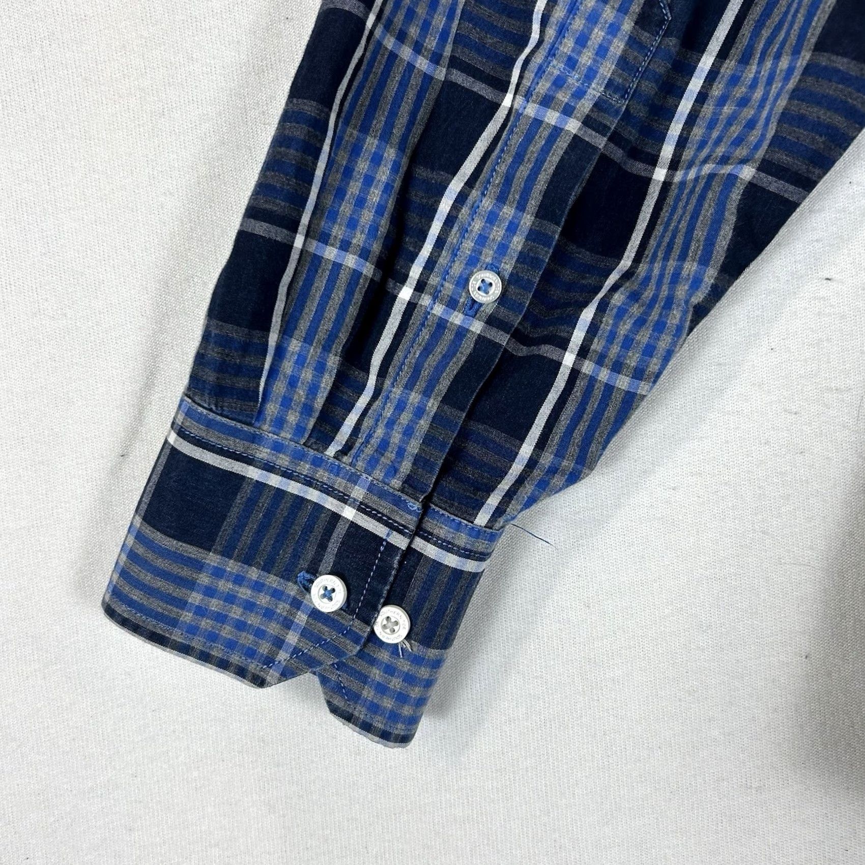 Southern Tide Southern Tide Button-Up Shirt Mens L Blue Plaid Long Sleeve Regular Fit Top Size US L / EU 52-54 / 3 - 6 Thumbnail
