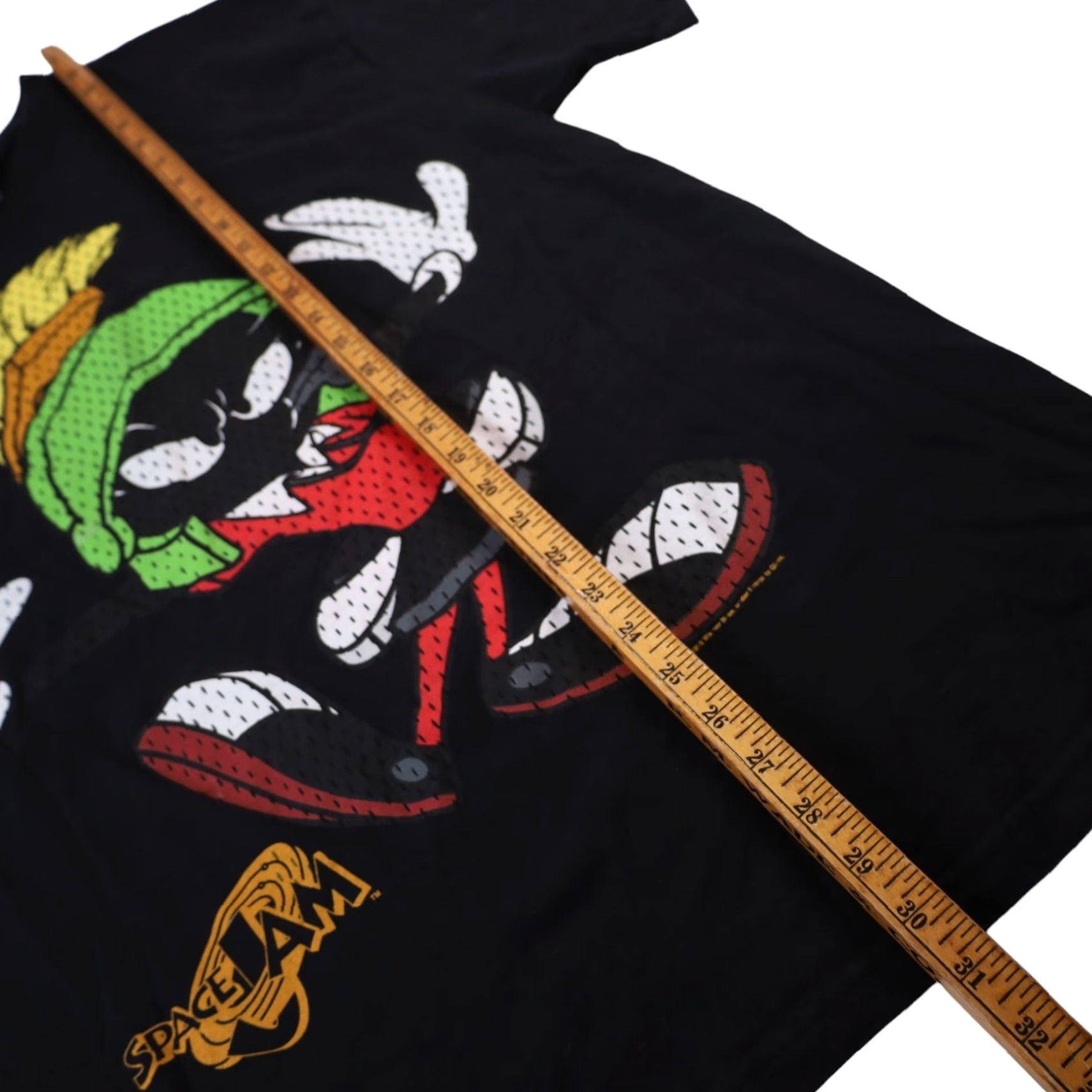 Vintage VINTAGE Space Jam T Shirt Marvin the Martian Black XL Mens Graphic 1996 Size US XL / EU 56 / 4 - 8 Thumbnail