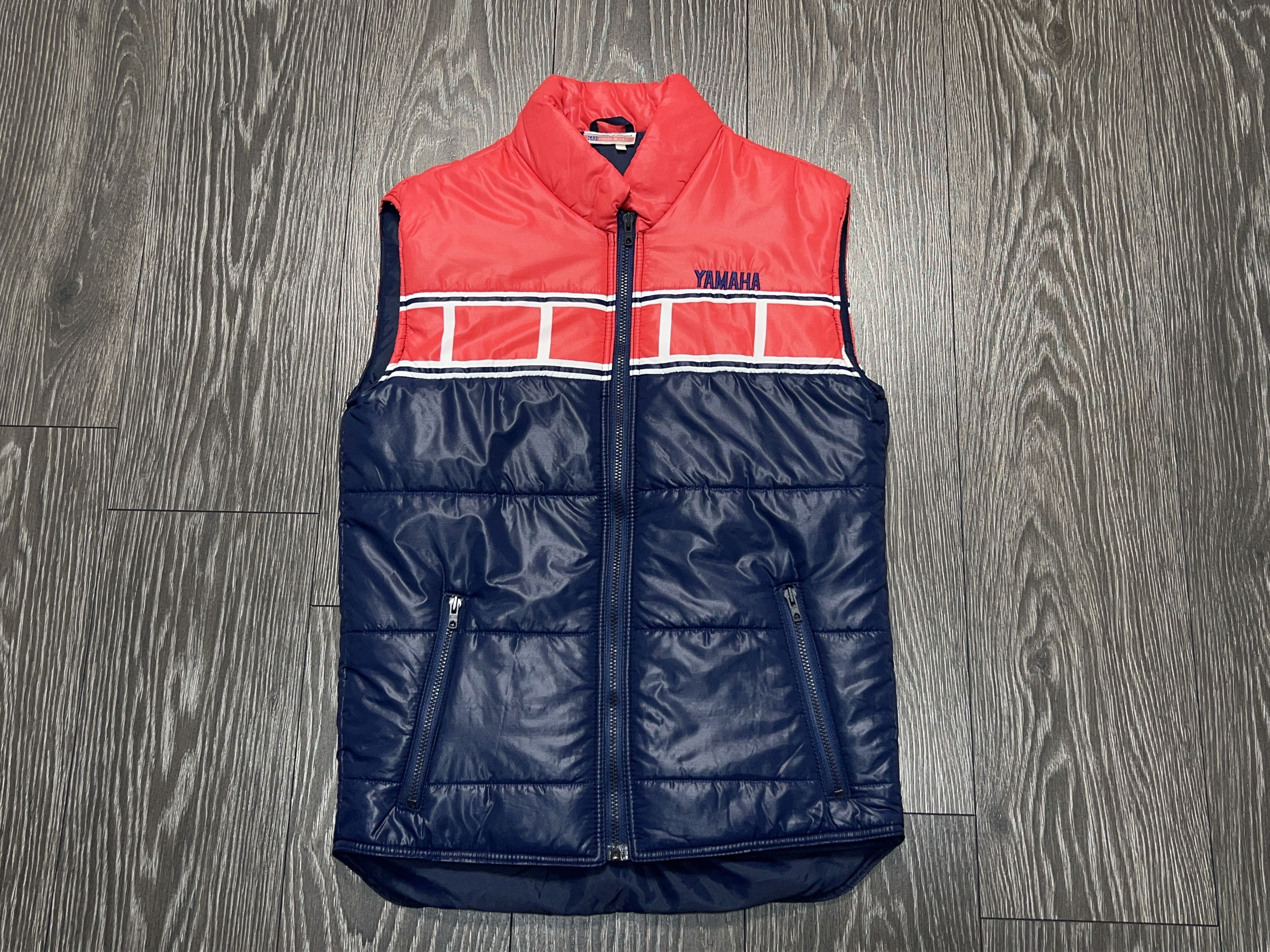 Yamaha Vintage Moto 1990s Insulated Vest Gilet Waistcoat Motocross Size US XS / EU 42 / 0 - 1 Thumbnail