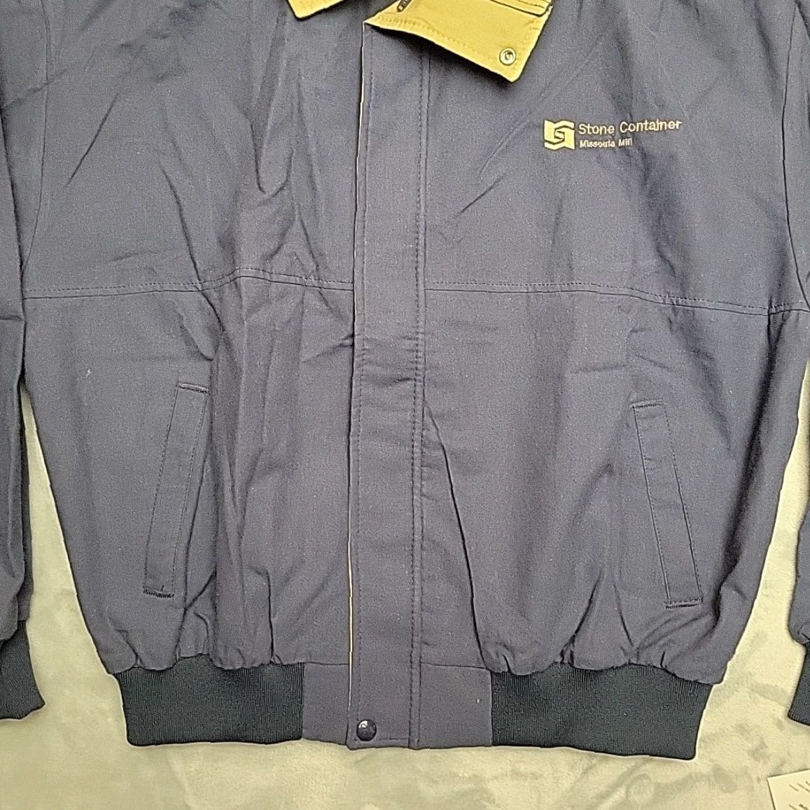 Holloway VINTAGE Holloway Jacket Men XL Blue Bomber Wind-Resistant Casual 80s 90s United States Mens Size US XL / EU 56 / 4 - 4 Thumbnail