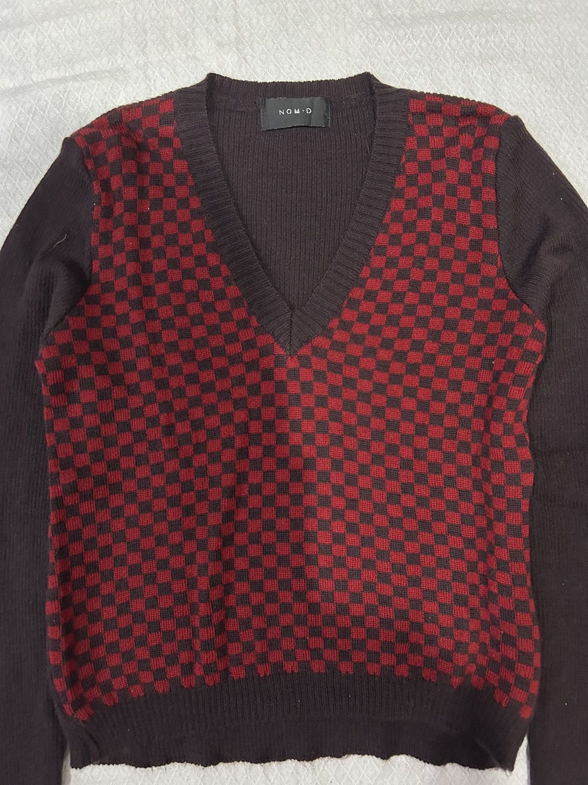 Other NOM.D Plaid Knitted IsseyMiyake Long Sleeve Size US M / EU 48-50 / 2 - 4 Thumbnail