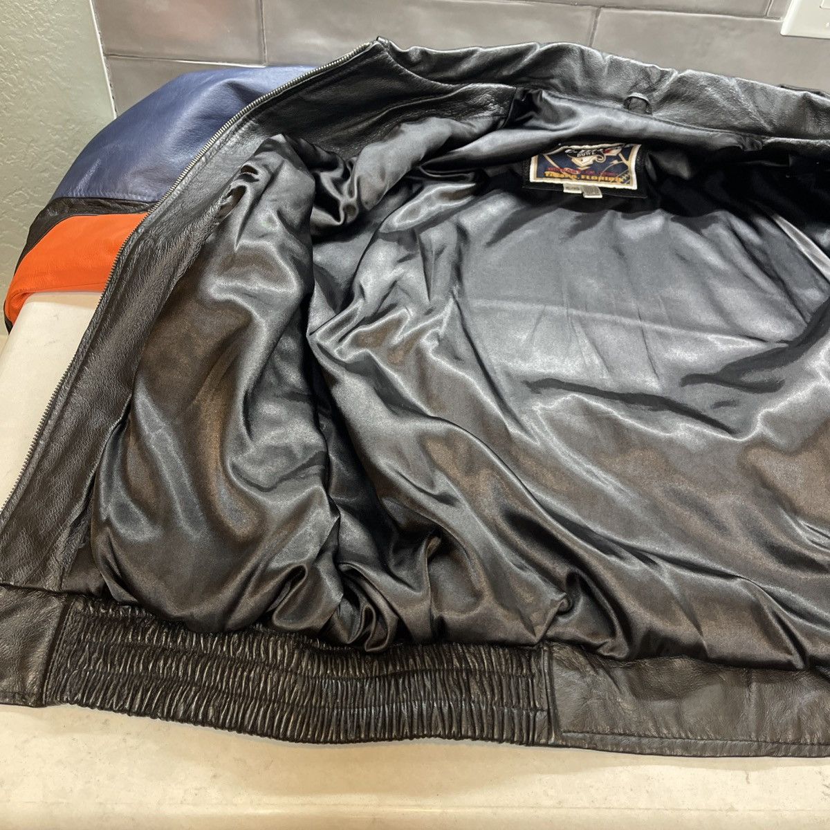 Vintage G III Carl Banks Super Bowl XXXV Leather Jacket XL Tampa FL Size US XXL / EU 58 / 5 - 18 Thumbnail