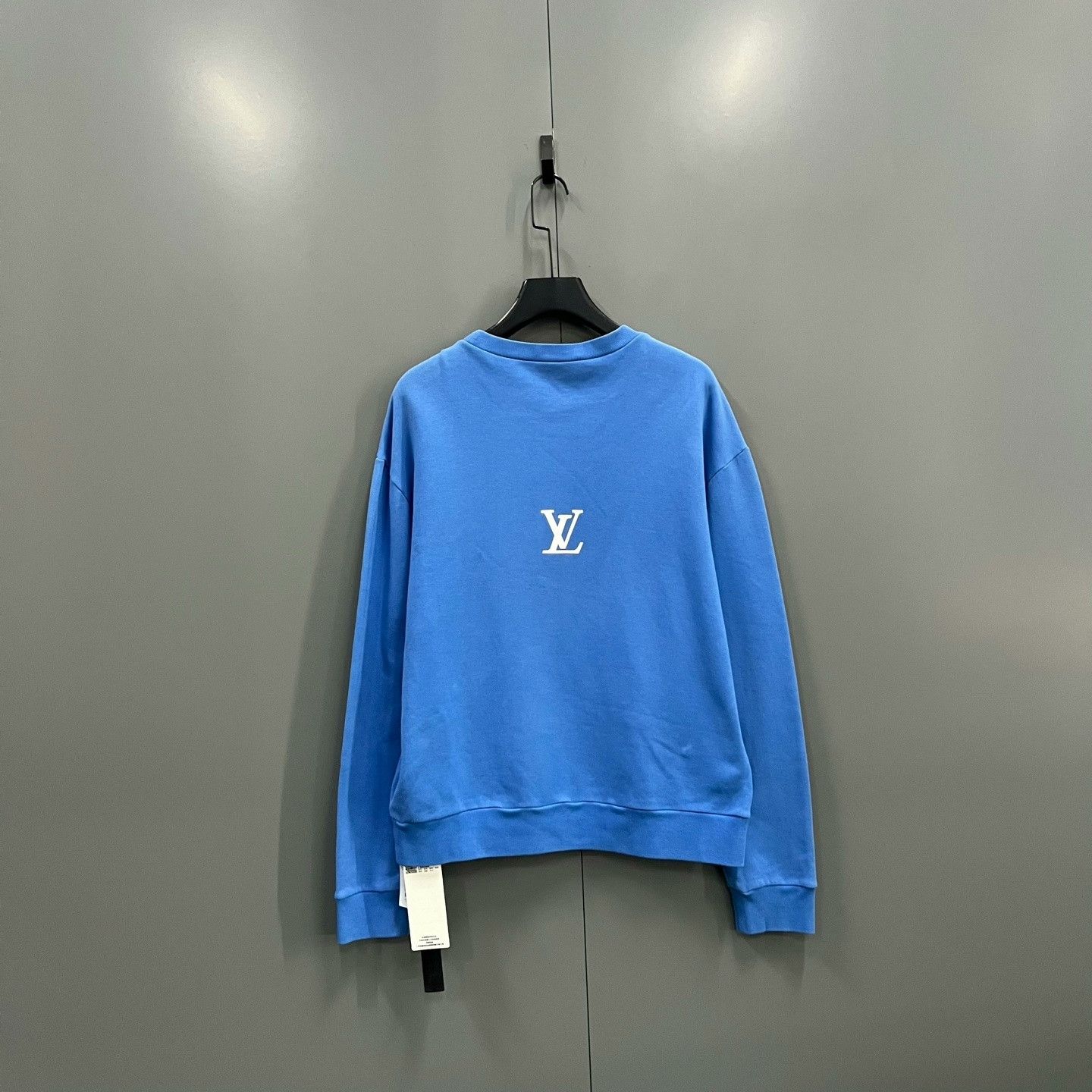 Louis Vuitton Louis Vuitton Blue Logo Print Sweatshirt Size US M / EU 48-50 / 2 - 2 Thumbnail