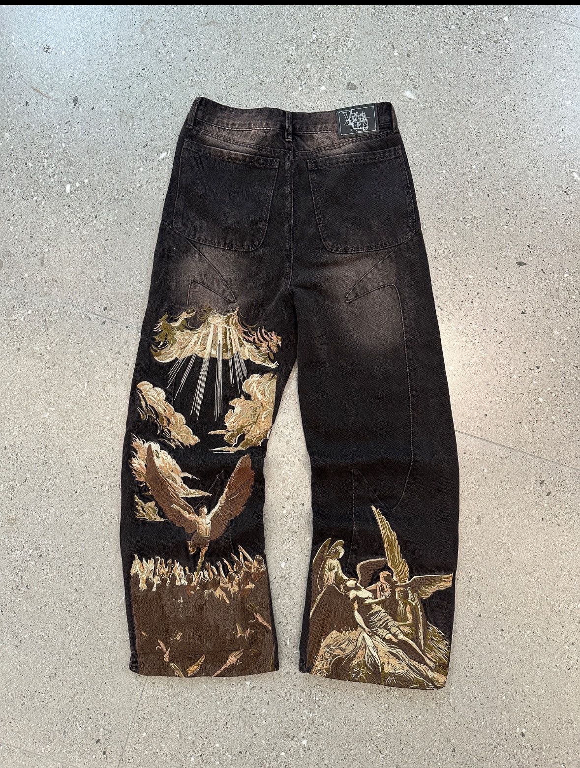 Other Vescartes Holy war denim jeans Size US 30 / EU 46 - 1 Thumbnail