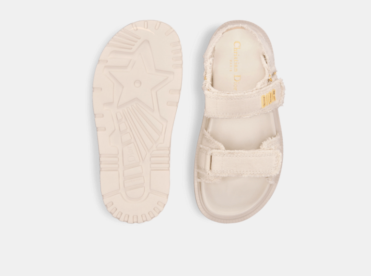 Dior o1w1db10725 KCO002 Dioract Sandals in Ecru Size US 12 / IT 42 - 4 Thumbnail