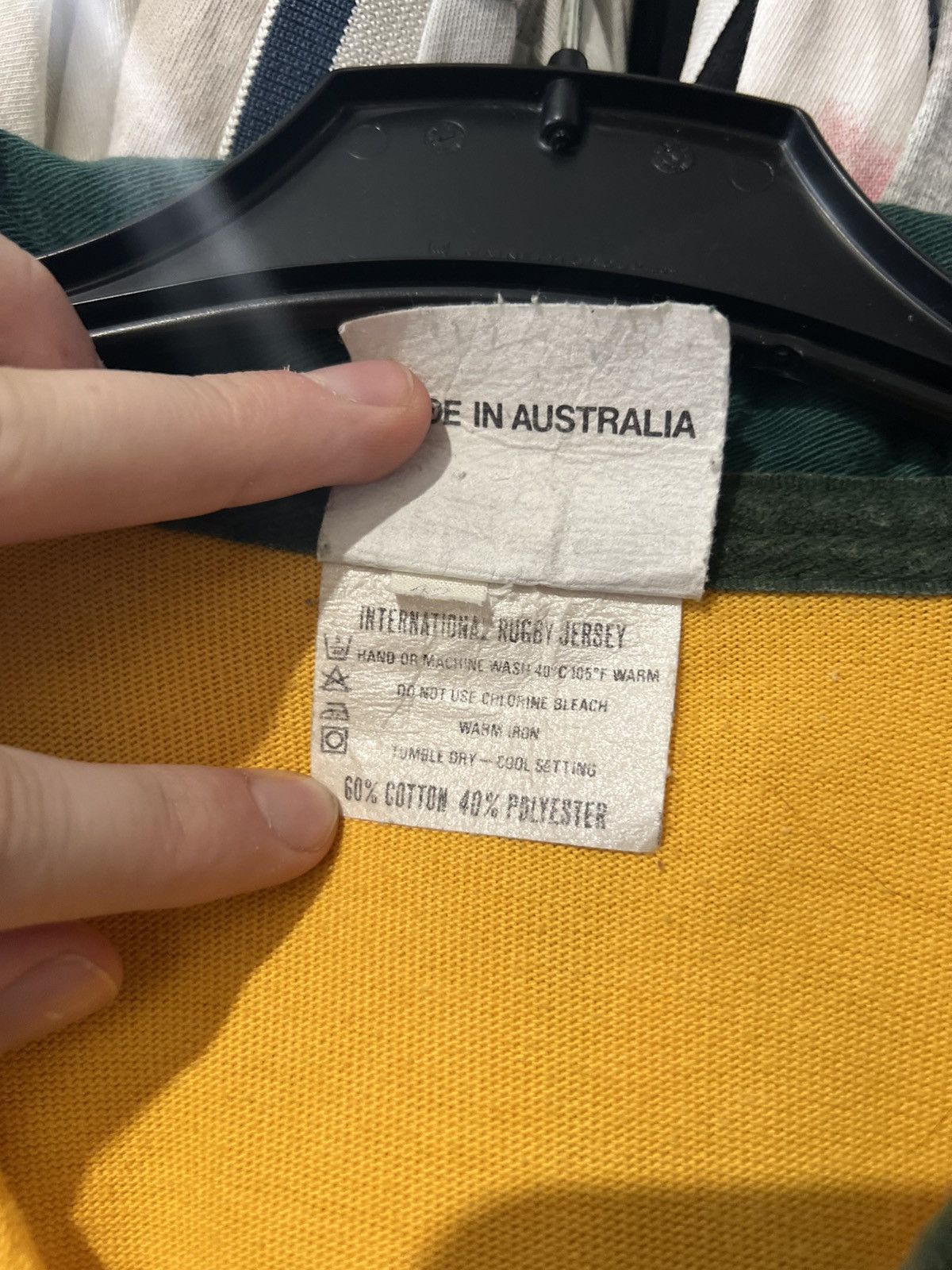 Canterbury of New Zealand × Vintage 1980s VINTAGE CANTERBURY OF AUSTRALIA COTTON RUGBY SHIRT Size US M / EU 48-50 / 2 - 11 Thumbnail