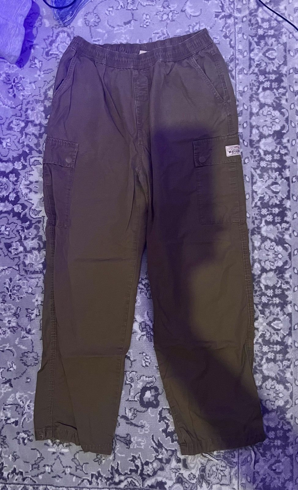 Stussy × Vintage Stussy Ripstop Cargo Beach Pant - Olive Size US 36 / EU 52 - 1 Thumbnail