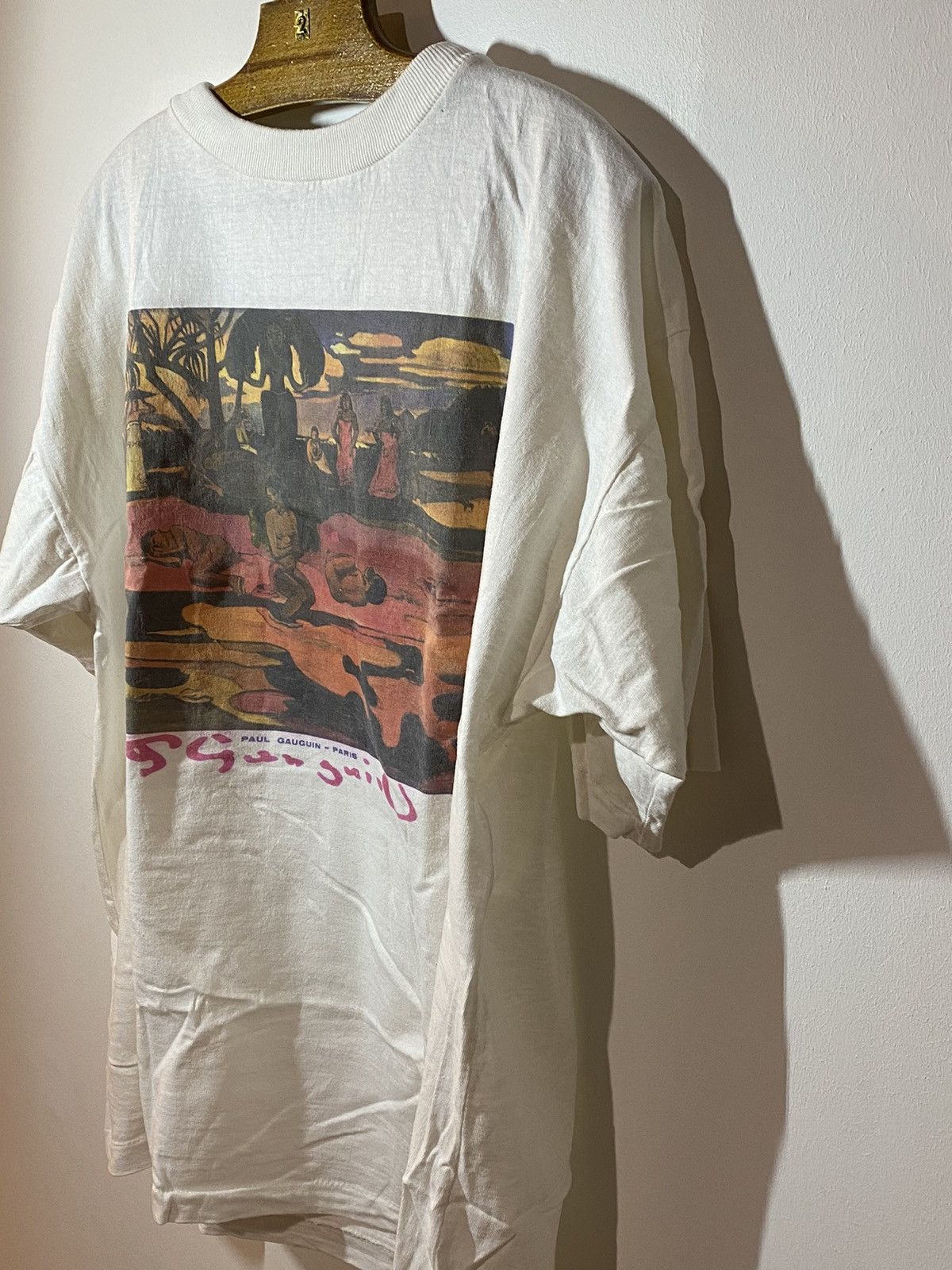 Vintage Paul Gauguin art painter vintage 90s shirt day of god Size US XL / EU 56 / 4 - 2 Thumbnail