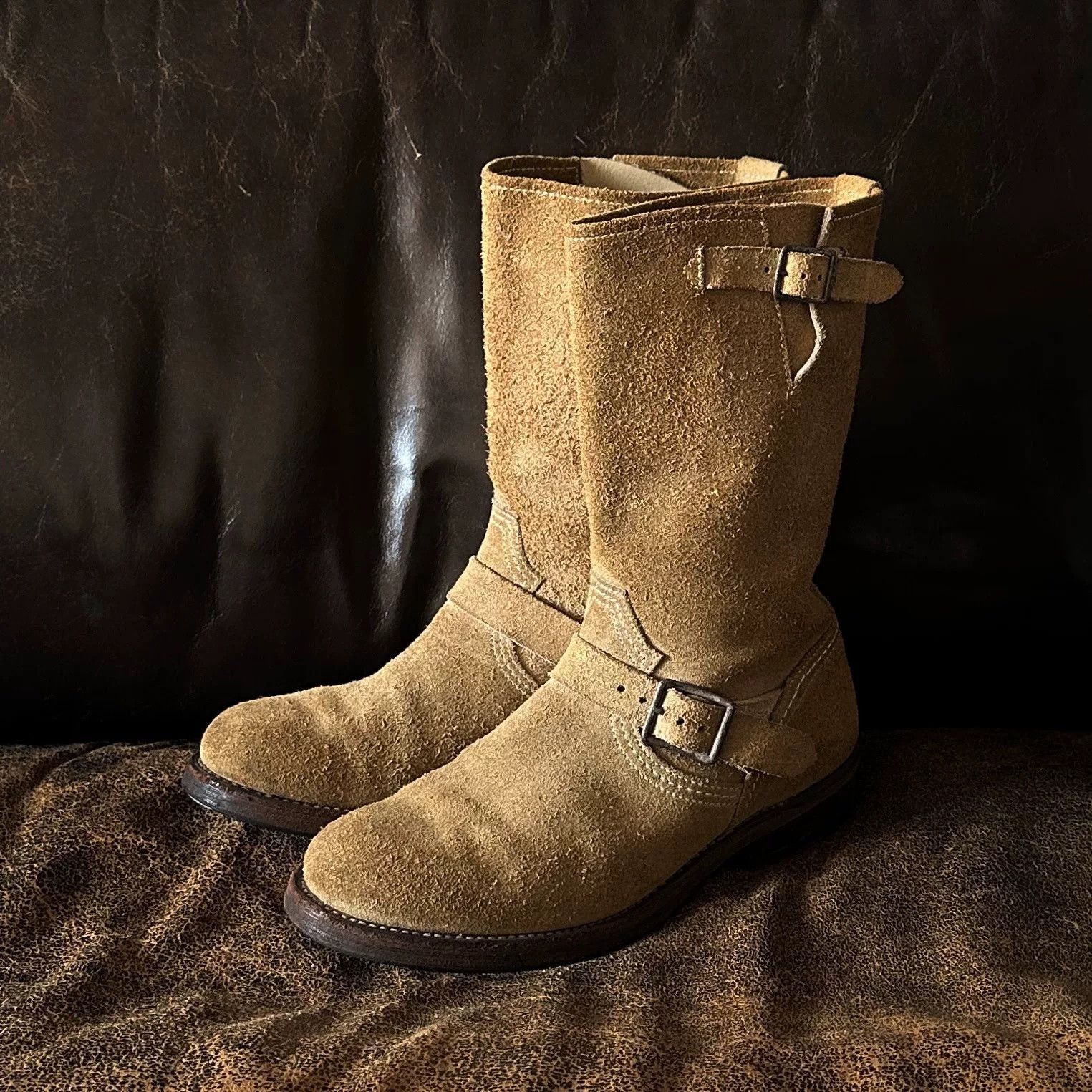 PHIGVEL MAKERS & Co. Phigvel Early Suede Engineer Boots Size US 7.5 / EU 40-41 - 4 Thumbnail