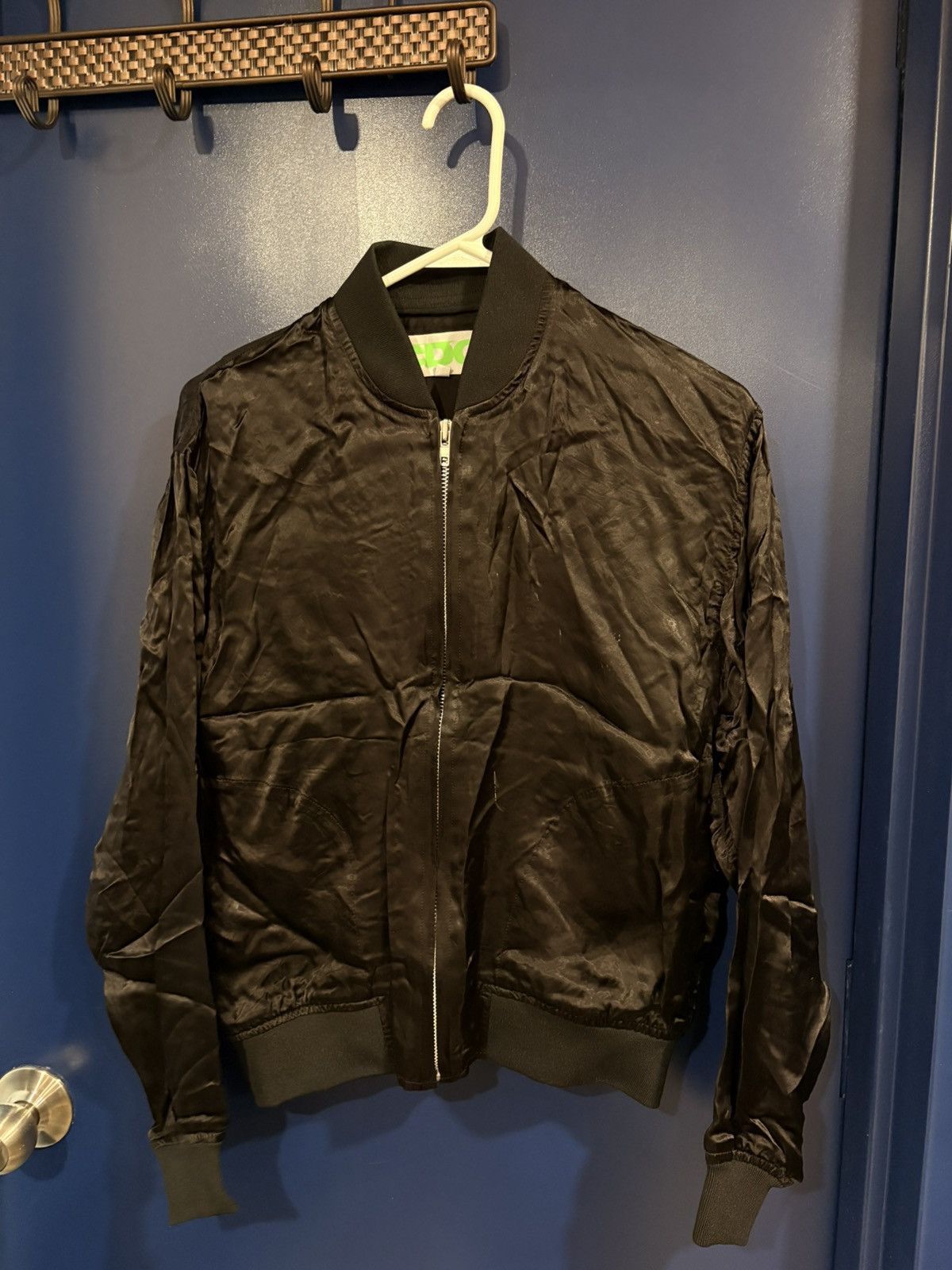 Comme des Garcons CDG Automne-Hiver '84-'85 Black Neon Bomber Jacket Size US S / EU 44-46 / 1 - 2 Thumbnail