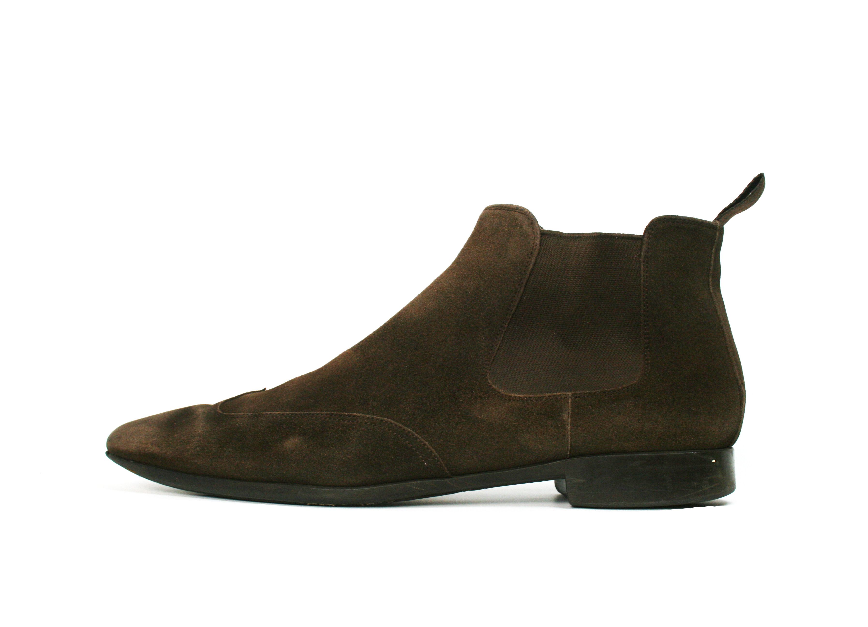 Santoni Suede Chelsea Boots Size US 9.5 / EU 42-43 - 1 Thumbnail