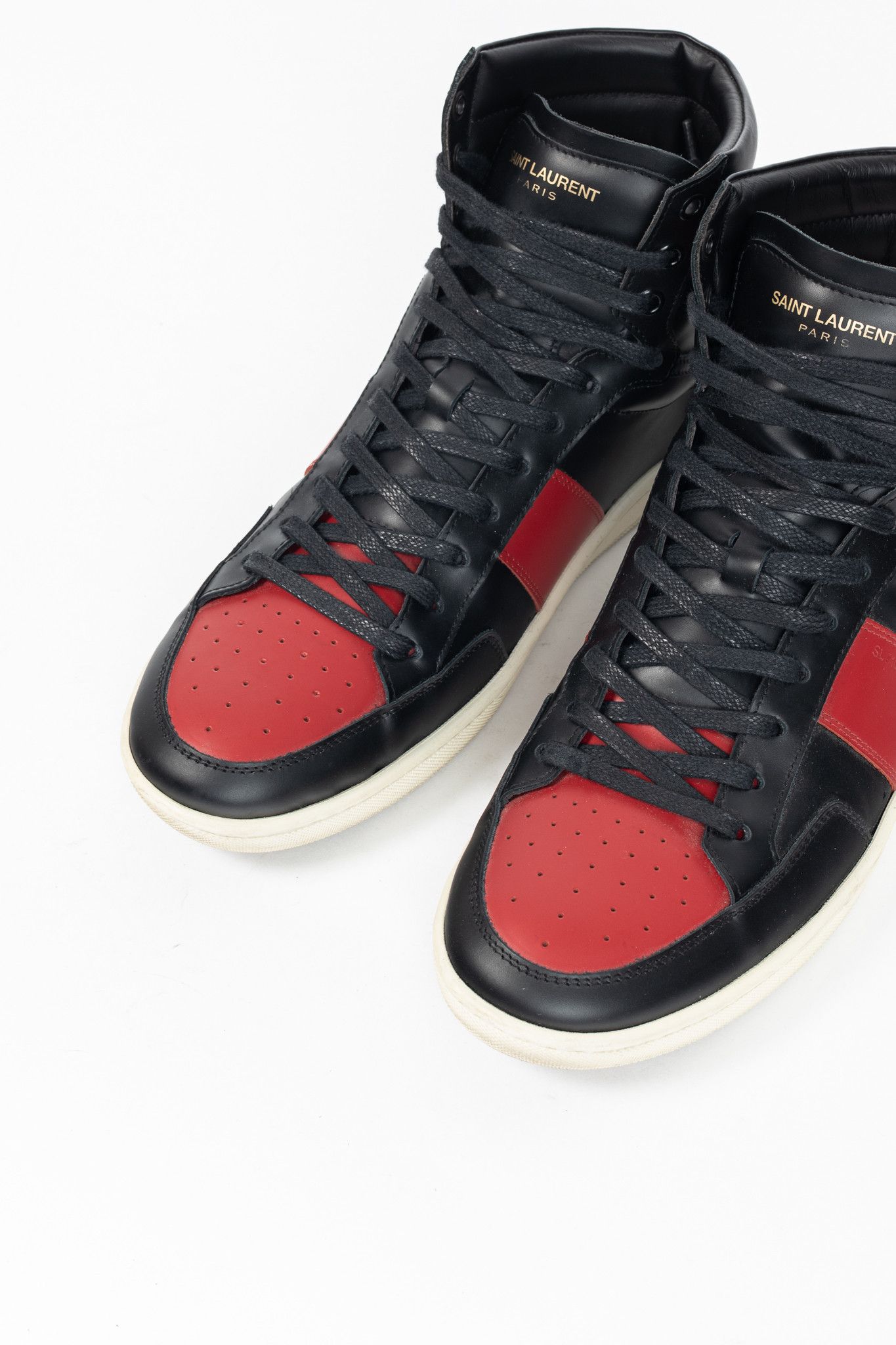 Saint Laurent Paris Saint Laurent SL/10H High Court Classic High-Top Sneakers Size US 10 / EU 43 - 6 Thumbnail