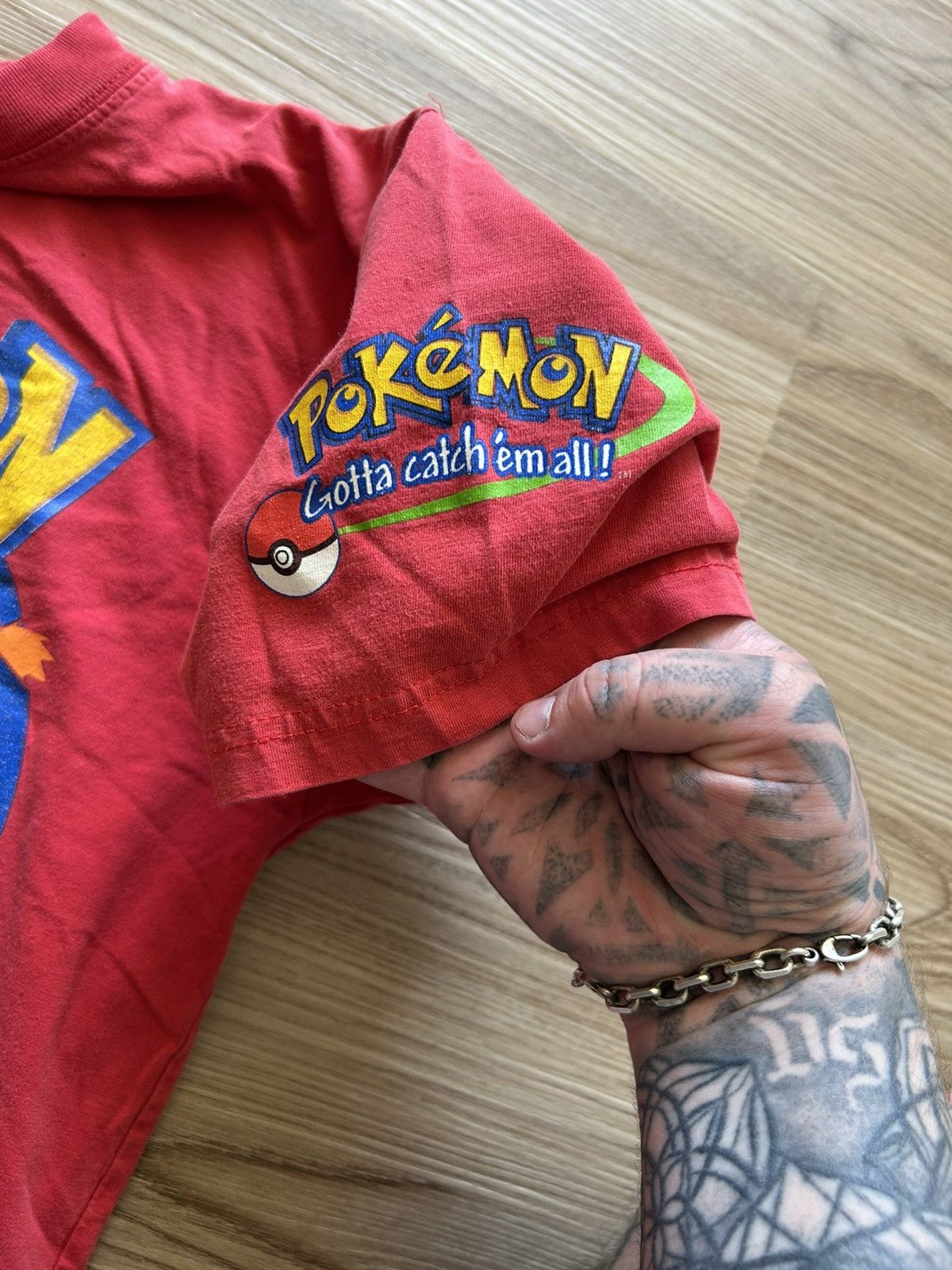 Pokemon Vintage Pokemon Whole Team Cartoon Anime Tee Size US M / EU 48-50 / 2 - 7 Thumbnail