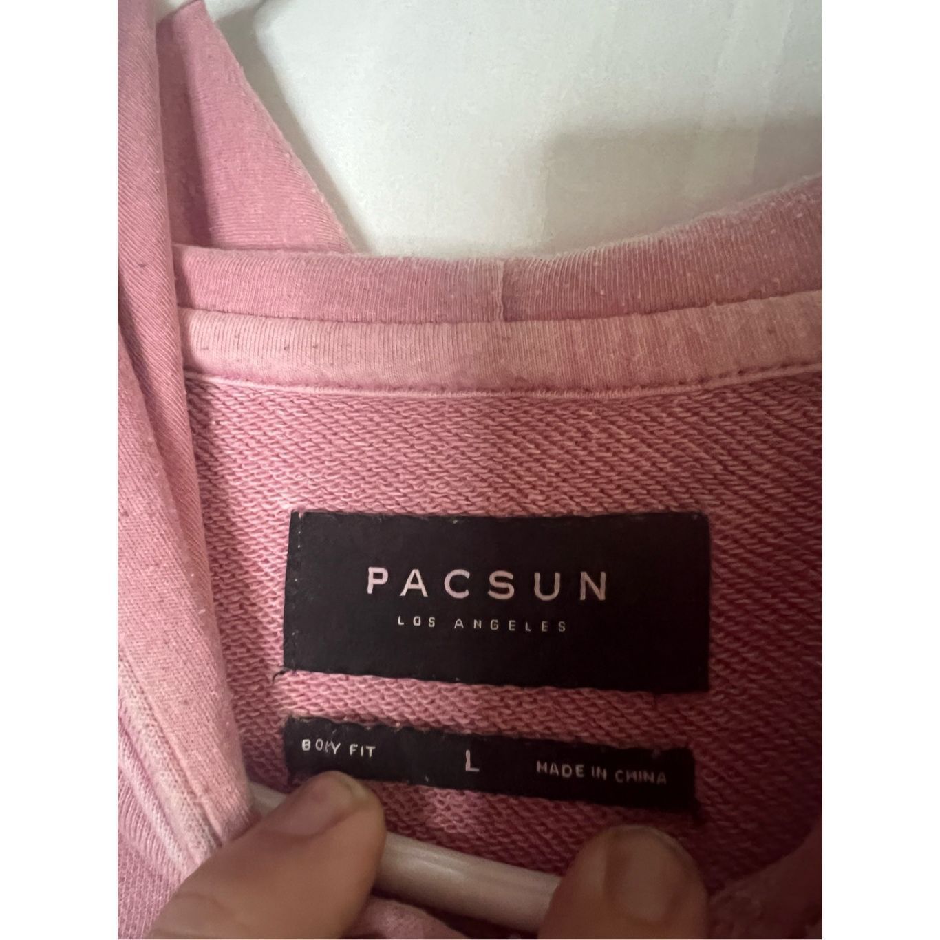 Pacsun Pacsun Pink Boxy Fit Hoodie Size Large Size L / US 10 / IT 46 - 4 Thumbnail