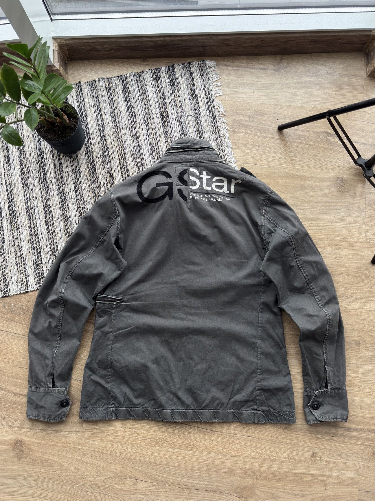 G-Star Vintage G Star Raw Military Gray Army Pocket Zip Jacket L Size US L / EU 52-54 / 3 - 15 Thumbnail