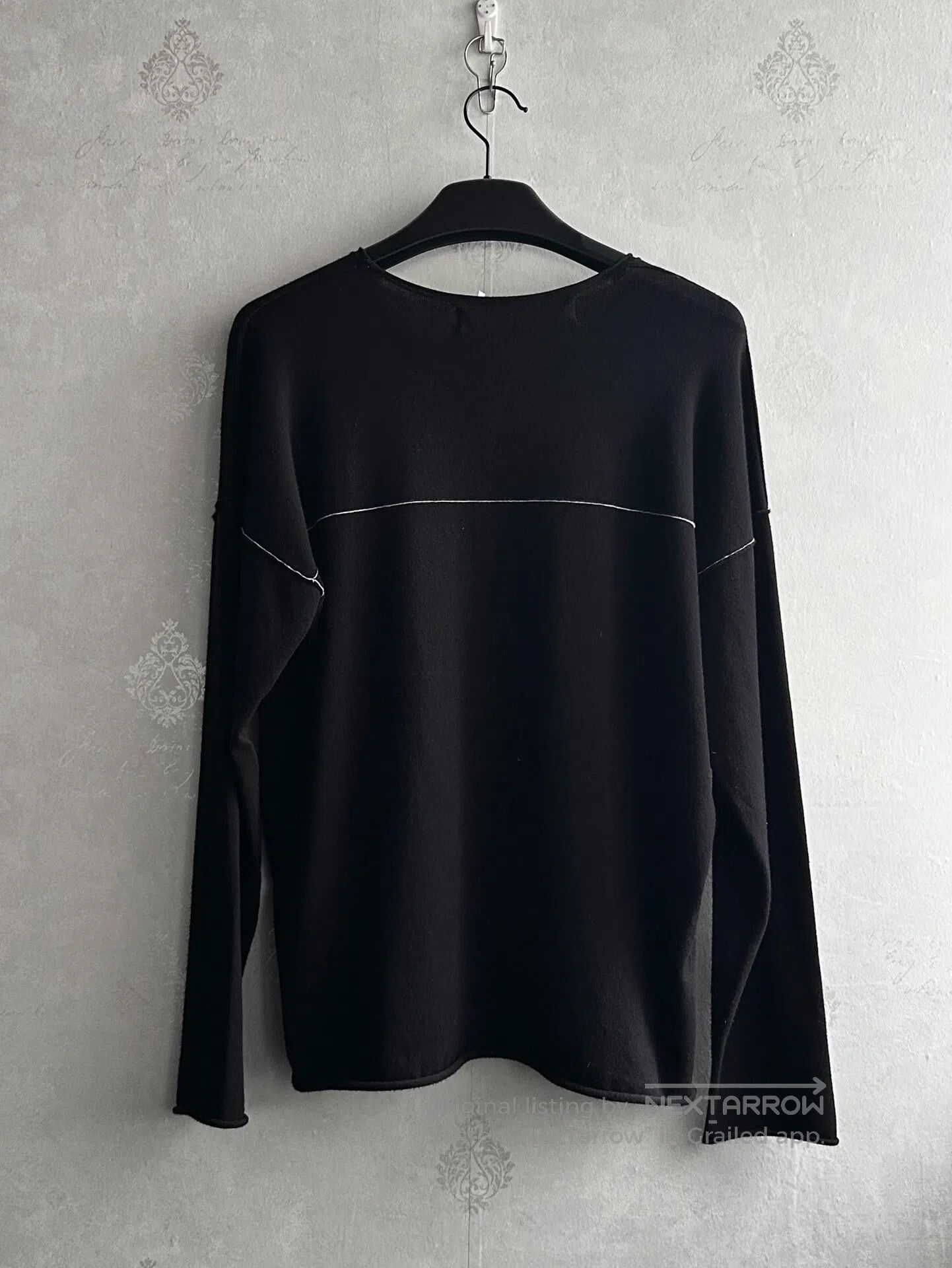 Isabel Benenato Isabel Benenato 19SS Embroidered Slogan Sweater| Size US M / EU 48-50 / 2 - 1 Thumbnail