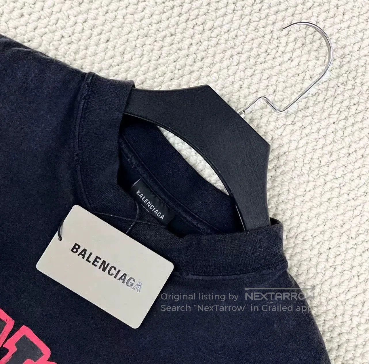 Balenciaga Balenciaga 1917 Wheat Ear Crown logo Short Sleeve. Size US S / EU 44-46 / 1 - 3 Thumbnail
