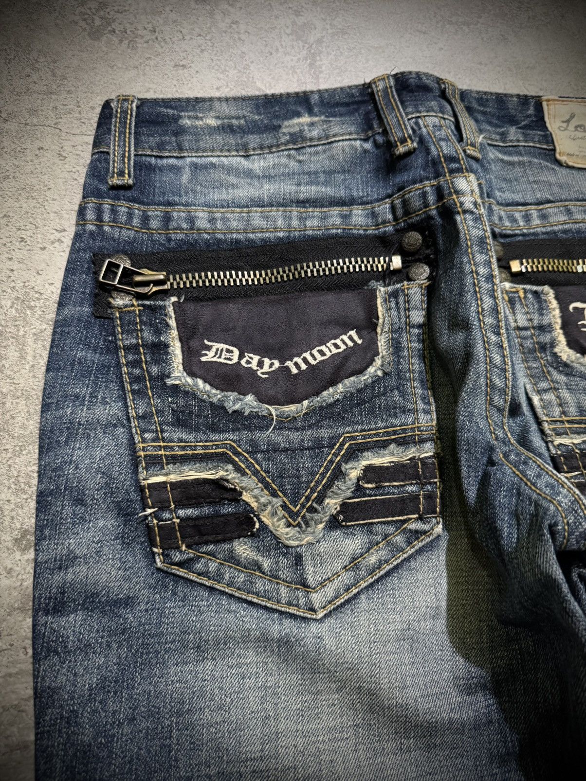 Japanese Brand LOLITA JEANS IFSIXWASNINE DISTRESSED BOOTCUT JEANS Size US 32 / EU 48 - 3 Thumbnail