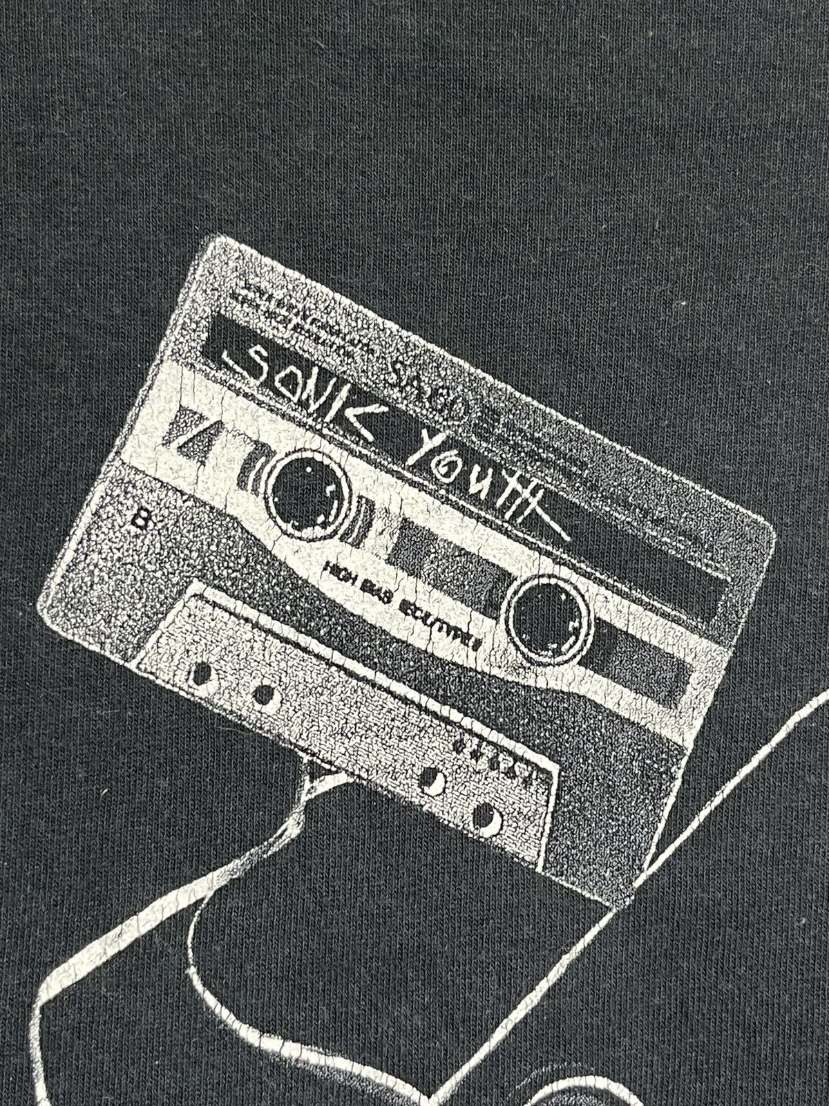 Band Tees VINTAGE Y2K SONIC YOUTH CASSETTE KID/WOMEN TEE SHIRT Size XXS / US 00 / IT 34 - 5 Thumbnail