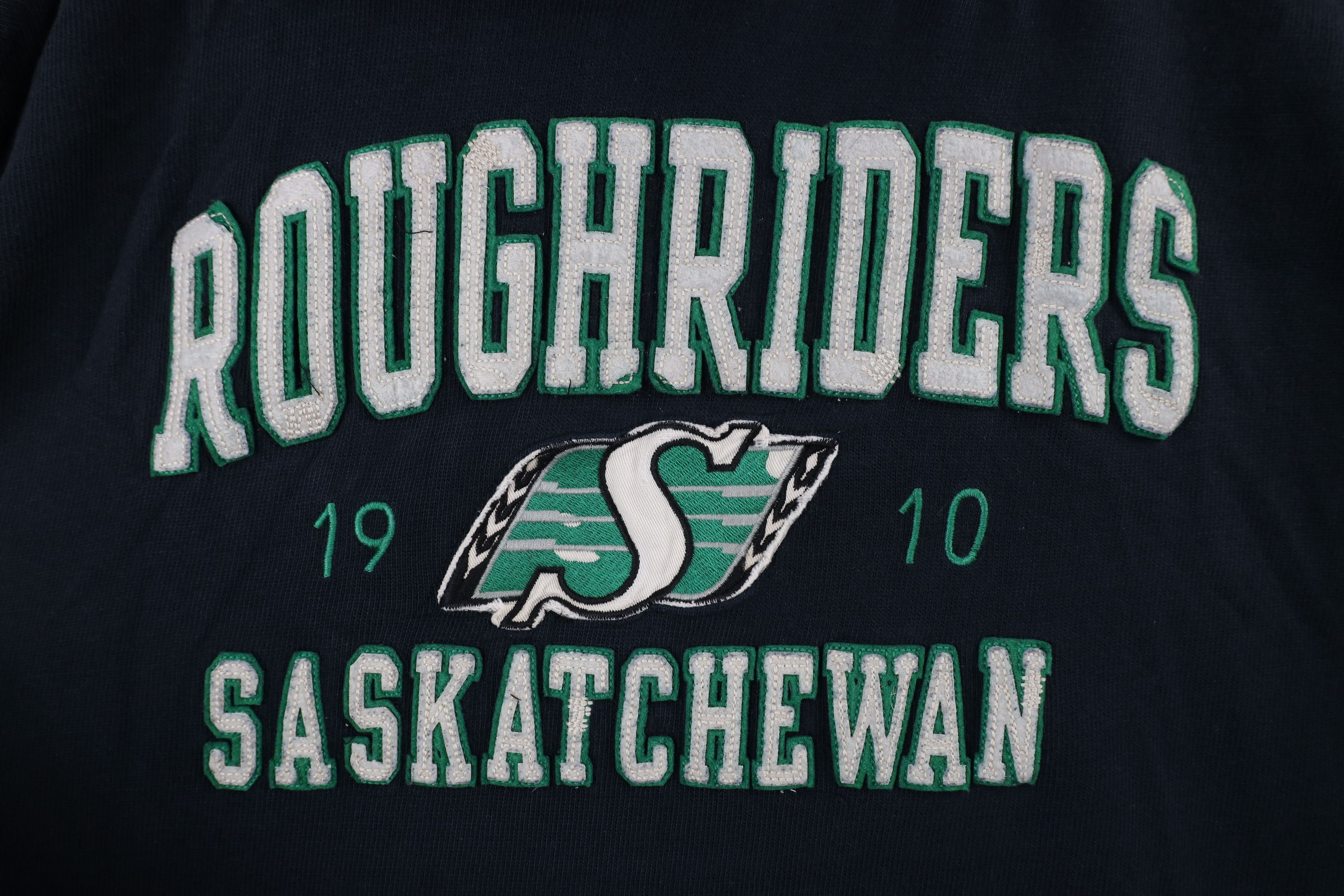 Vintage Vintage Y2K Saskatchewan Roughriders Football Hoodie Black Size US XXL / EU 58 / 5 - 4 Thumbnail