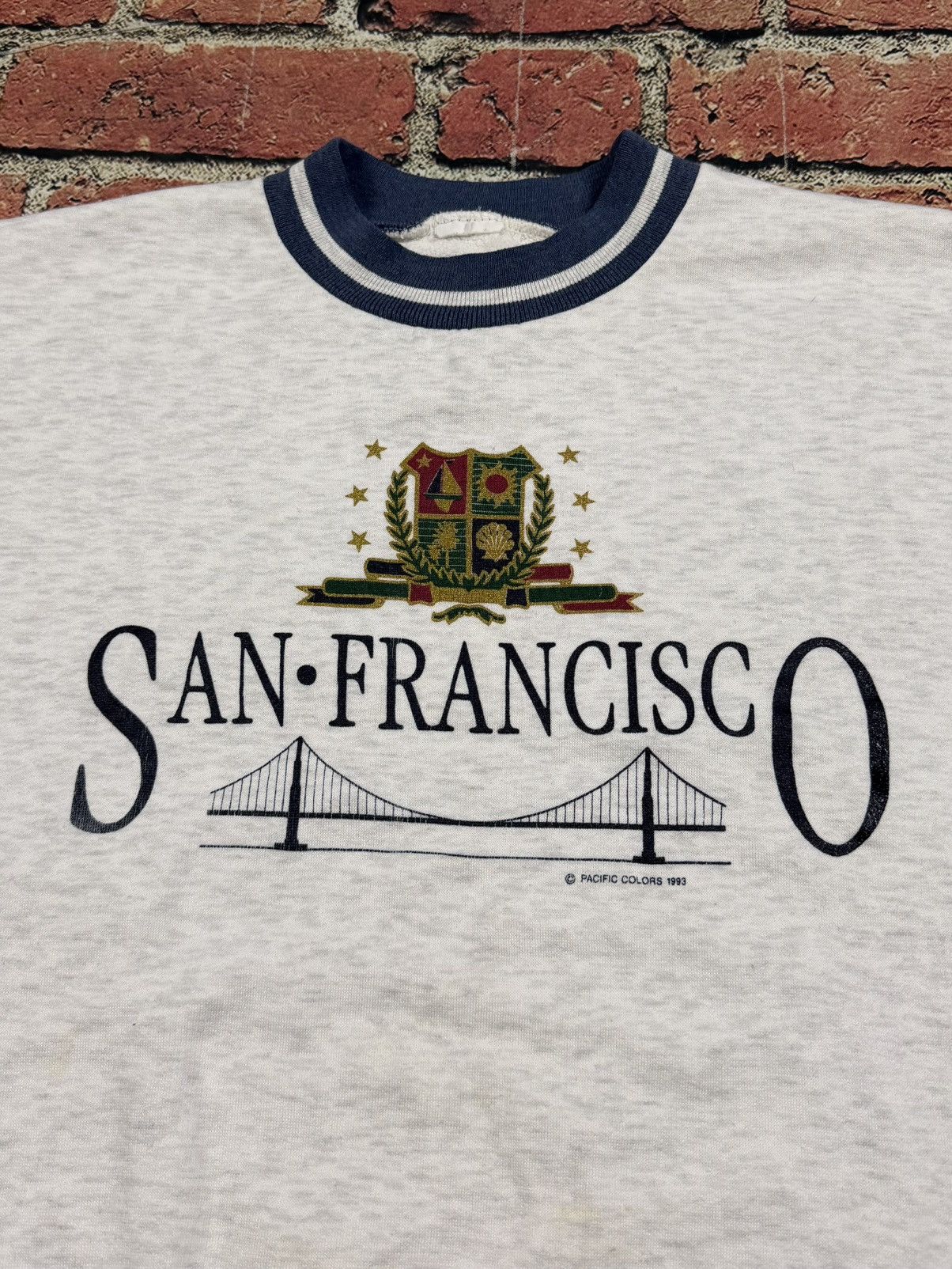 Vintage Vintage 90s SAN FRANCISCO Bridge Sweatshirt Golden Gate Bay Size US XL / EU 56 / 4 - 5 Thumbnail