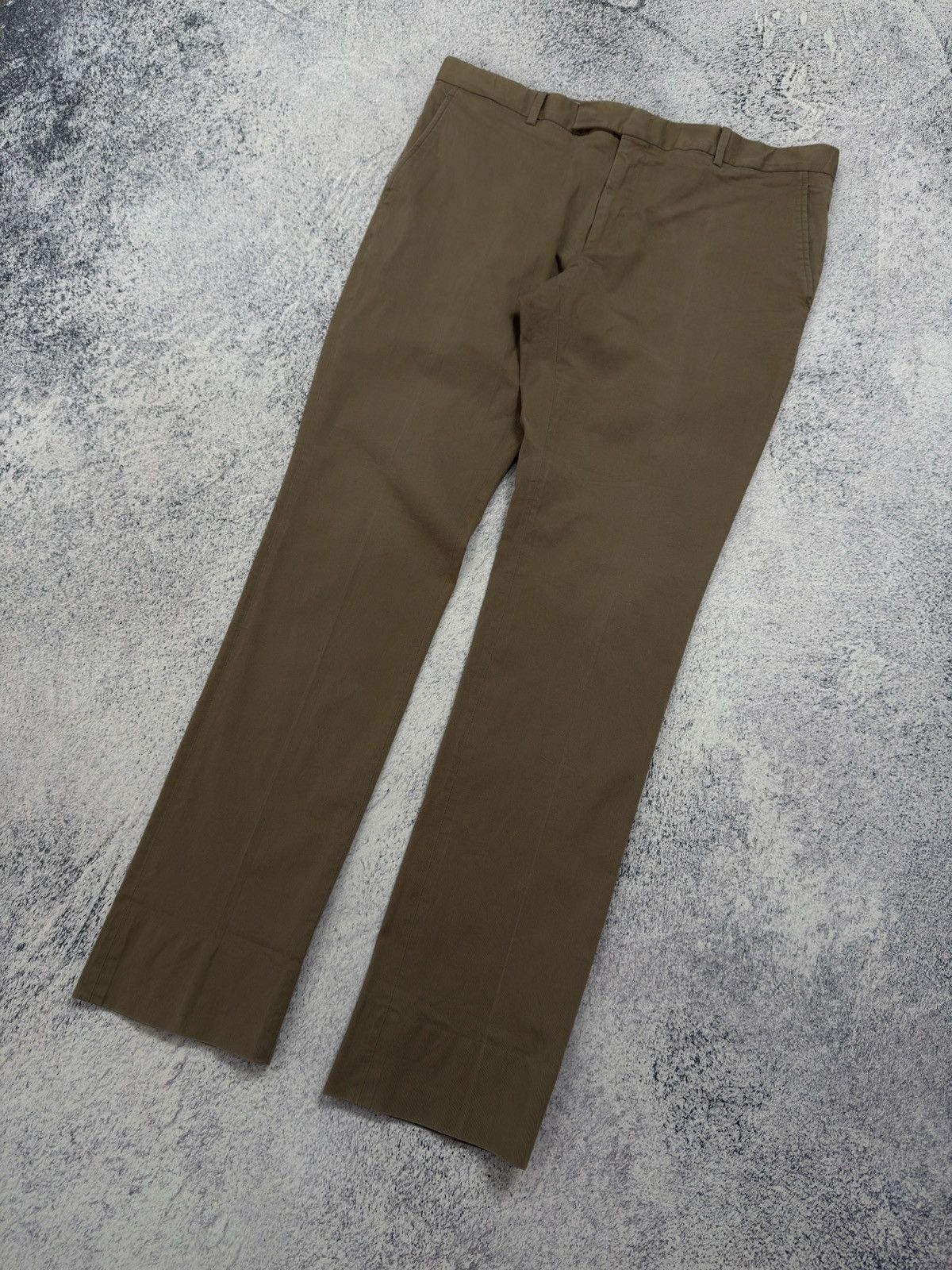 Polo Ralph Lauren × Ralph Lauren Black Label Ralph Lauren Black Label Beige Cotton Trousers Pants Size US 36 / EU 52 - 5 Thumbnail