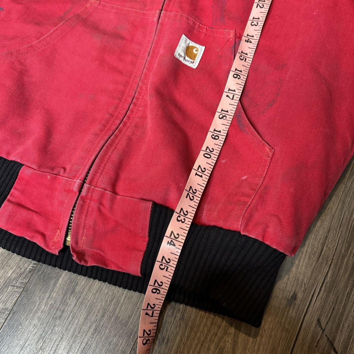 Carhartt Vintage carhartt j130 red hooded workwear jacket Size US S / EU 44-46 / 1 - 9 Thumbnail