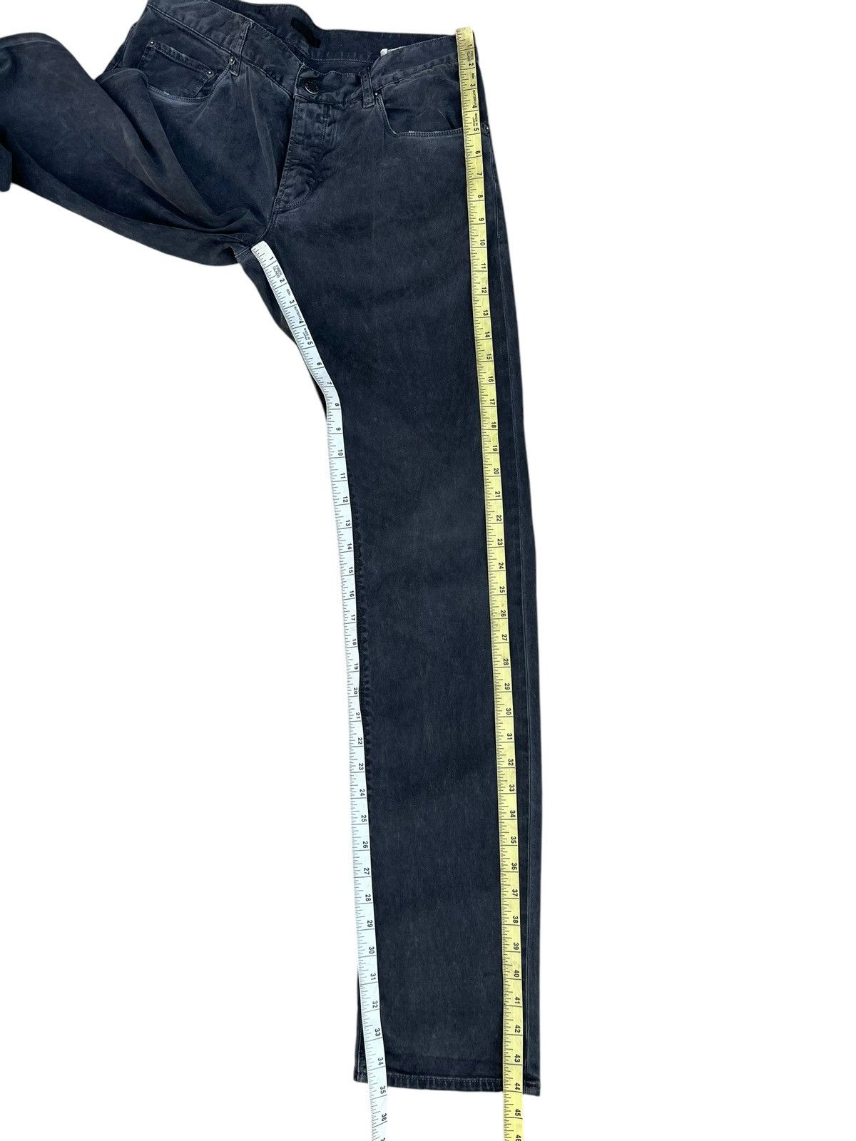 Distressed Prada Waxed Jeans
