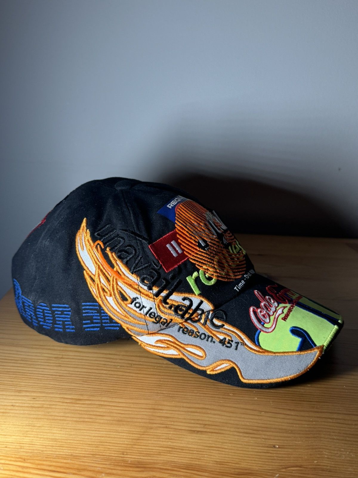 Vetements Vetements AW 19 Runway Error Embroidered Cap Size ONE SIZE - 4 Thumbnail