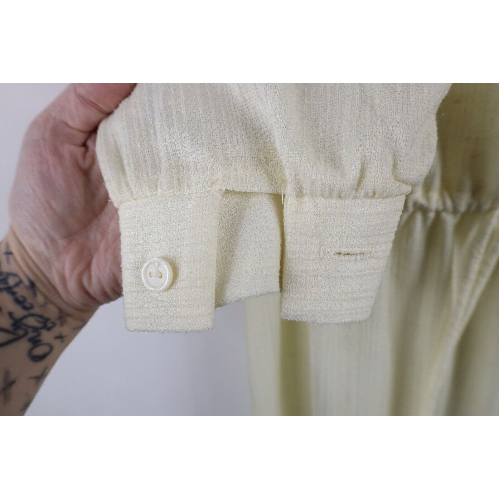 Vintage Vintage 60s 70s Mid Century Modern MCM Long Sleeve Dress Size XXL / US 16-18 / IT 52-54 - 8 Thumbnail