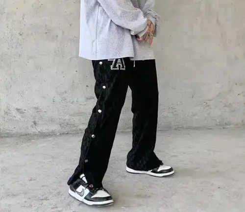 Other Plaid Punk Pants Joggers Men Street Wear Size US 26 / EU 42 - 1 Thumbnail