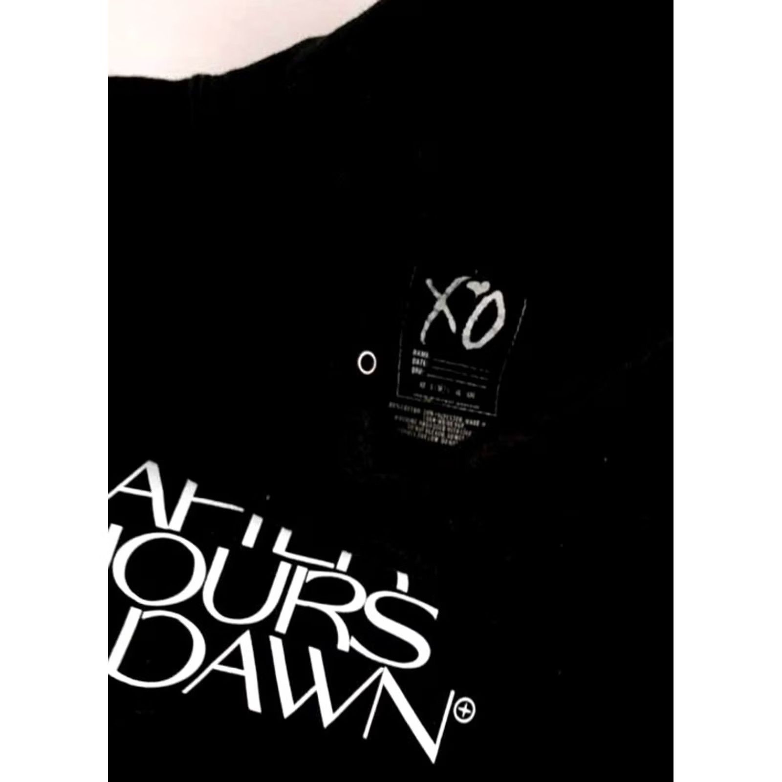 Vintage VINTAGE The Weekend XO Hooded Sweatshirt Black Medium Size US M / EU 48-50 / 2 - 2 Thumbnail