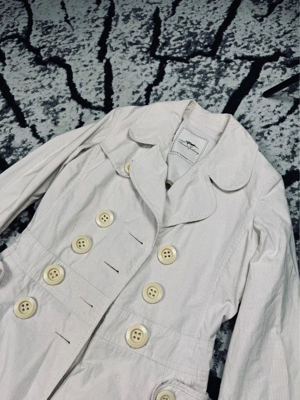 Burberry Vintage Burberry beige striped trench coat S Size S / US 4 / IT 40 - 3 Thumbnail