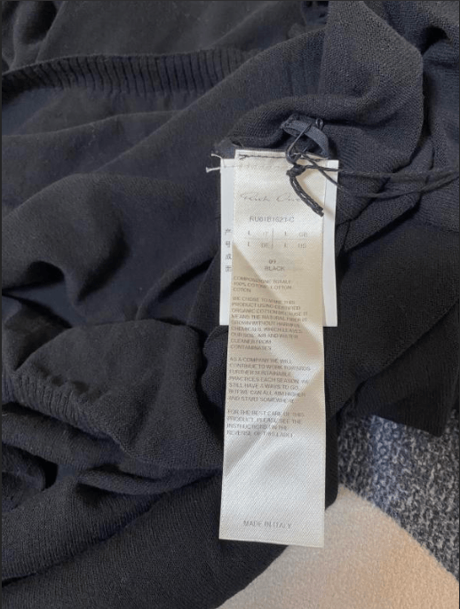 Rick Owens Rick Owens Men's Black Half-Zip Oversized Hoodie Size US L / EU 52-54 / 3 - 3 Thumbnail