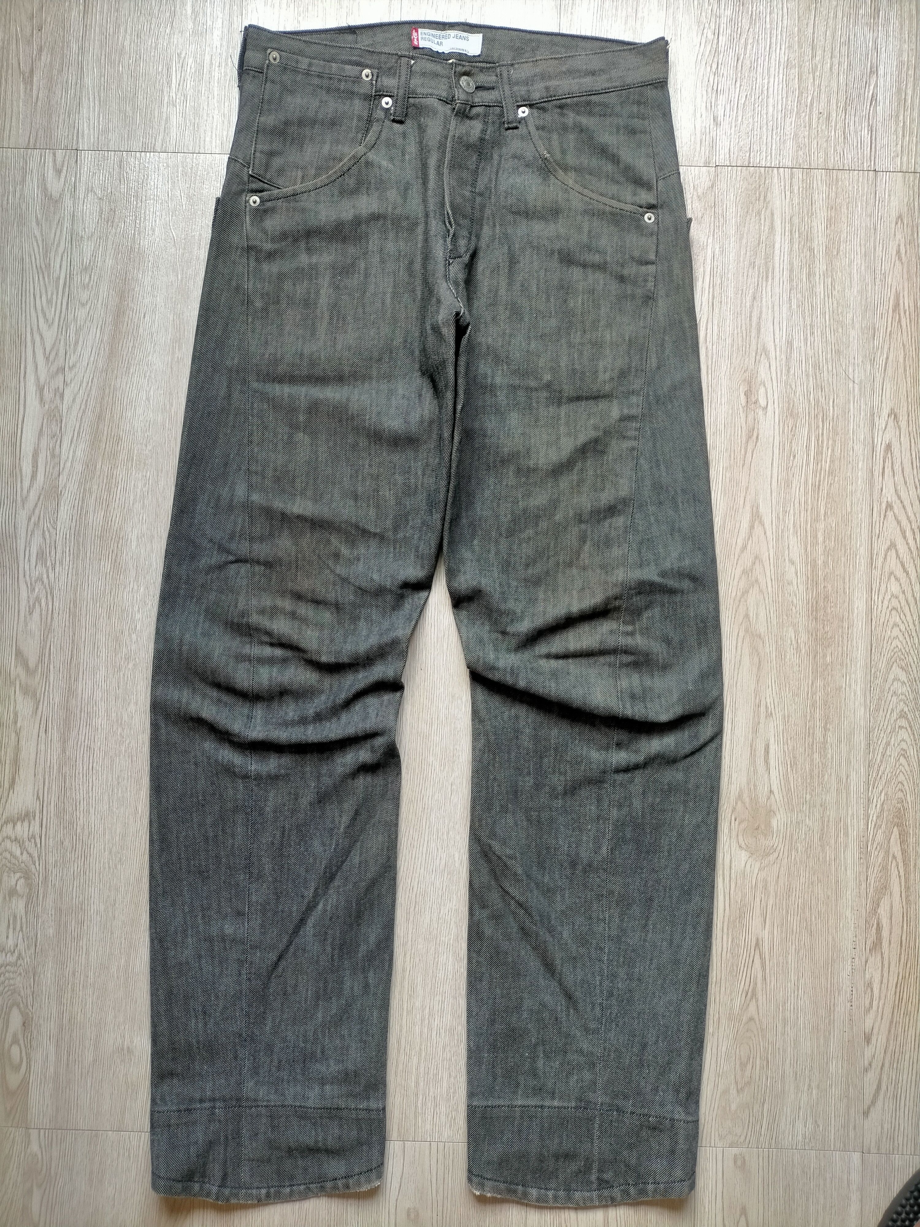 Levi's Levis Engineered Regular Black Rusty Denim pants Size US 31 - 2 Thumbnail