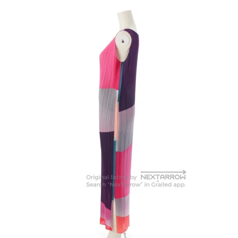 Issey Miyake Issey Miyake Color-block Dress Size M / US 6-8 / IT 42-44 - 4 Thumbnail