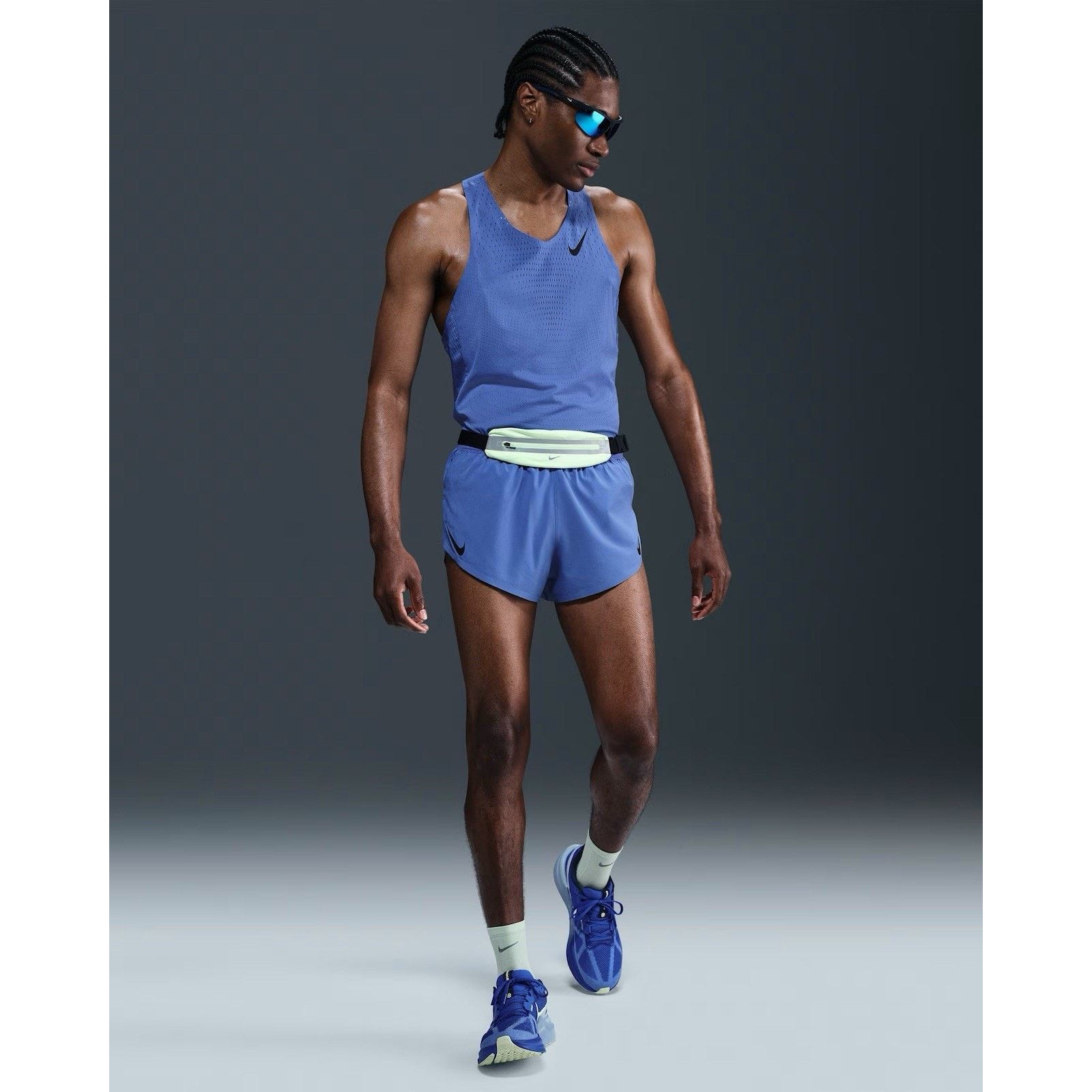 Nike Nike Aeroswift ADV 4" Running Shorts Men's Large Blue Size US 32 / EU 48 - 1 Thumbnail