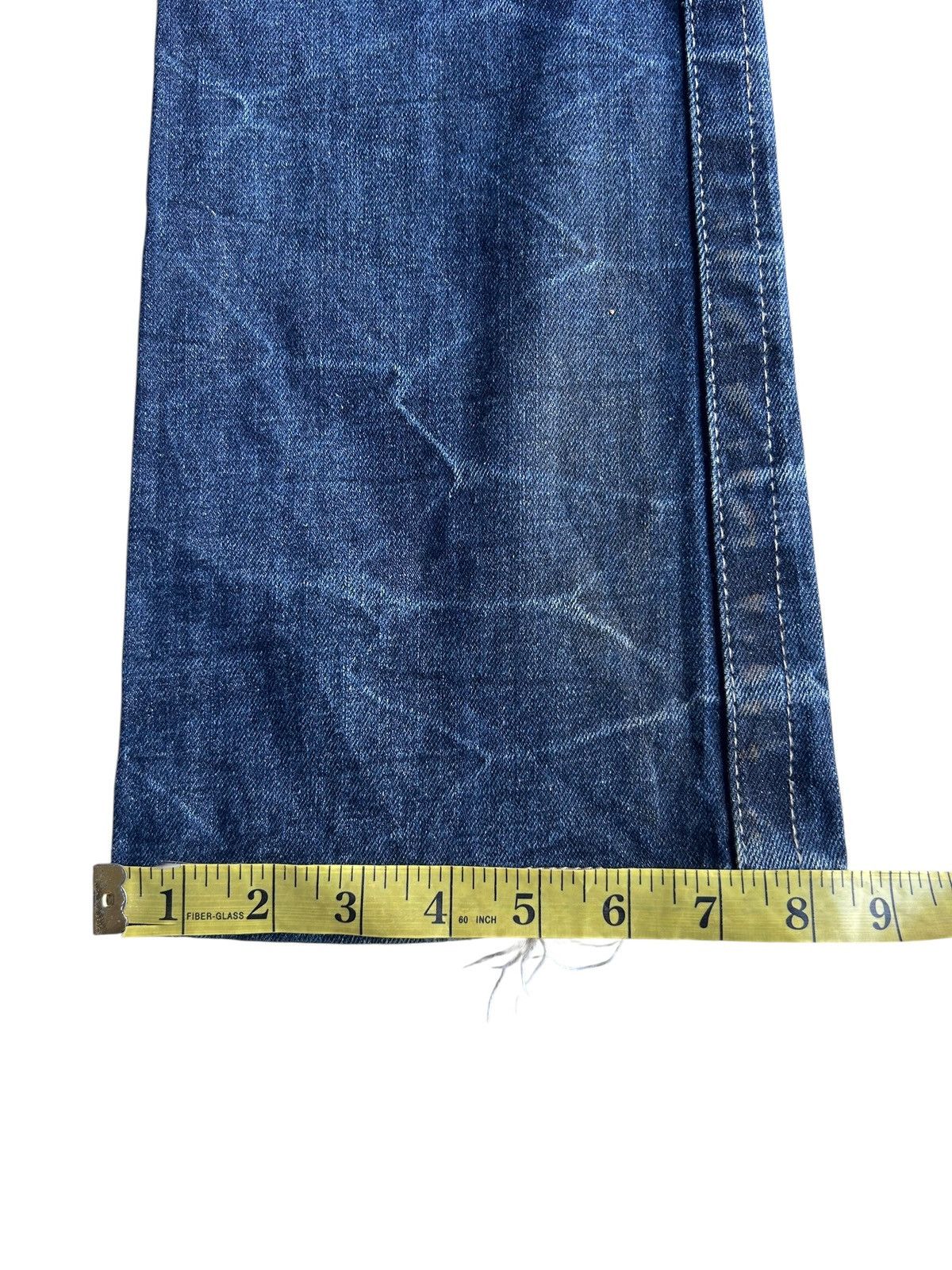Kapital Flare Semantic Design Japanese Distressed Denim Jeans Size US 31 - 21 Thumbnail