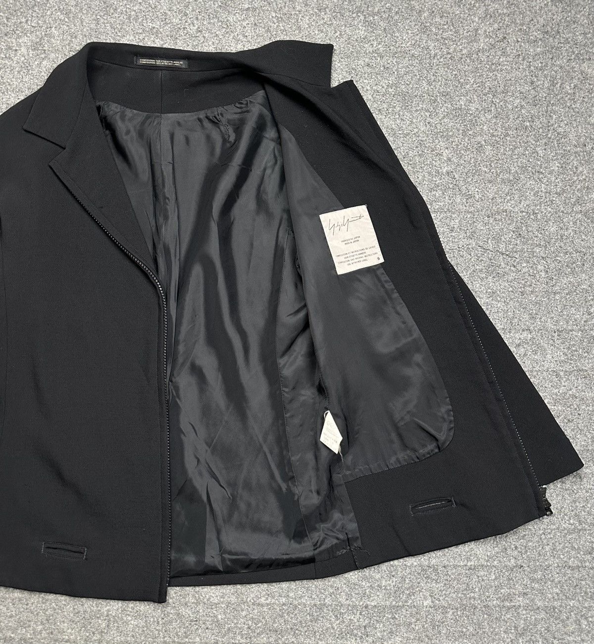 Yohji Yamamoto Yohji Yamamoto - Femme Archived A/W1997 Stand Collar Wool Size S / US 4 / IT 40 - 3 Thumbnail