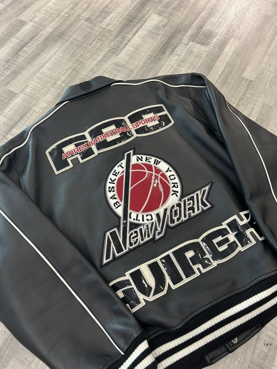 Avirex Avirex Leather Basketball Varsity Jacket Size US XXL / EU 58 / 5 - 7 Thumbnail
