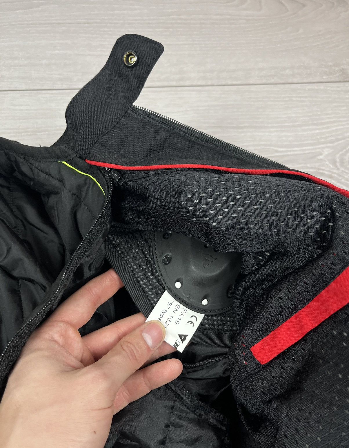 Dainese Dainese Vito Rossi Motorcycle Black Protection Jacket Size US L / EU 52-54 / 3 - 13 Thumbnail