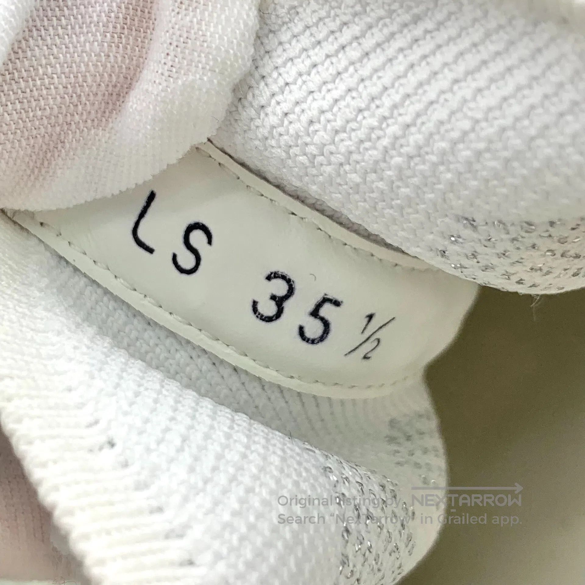 Dior Dior Silver Mesh Round Toe Laced Mid-top Dad Shoes| Size US 5 / IT 35 - 6 Thumbnail