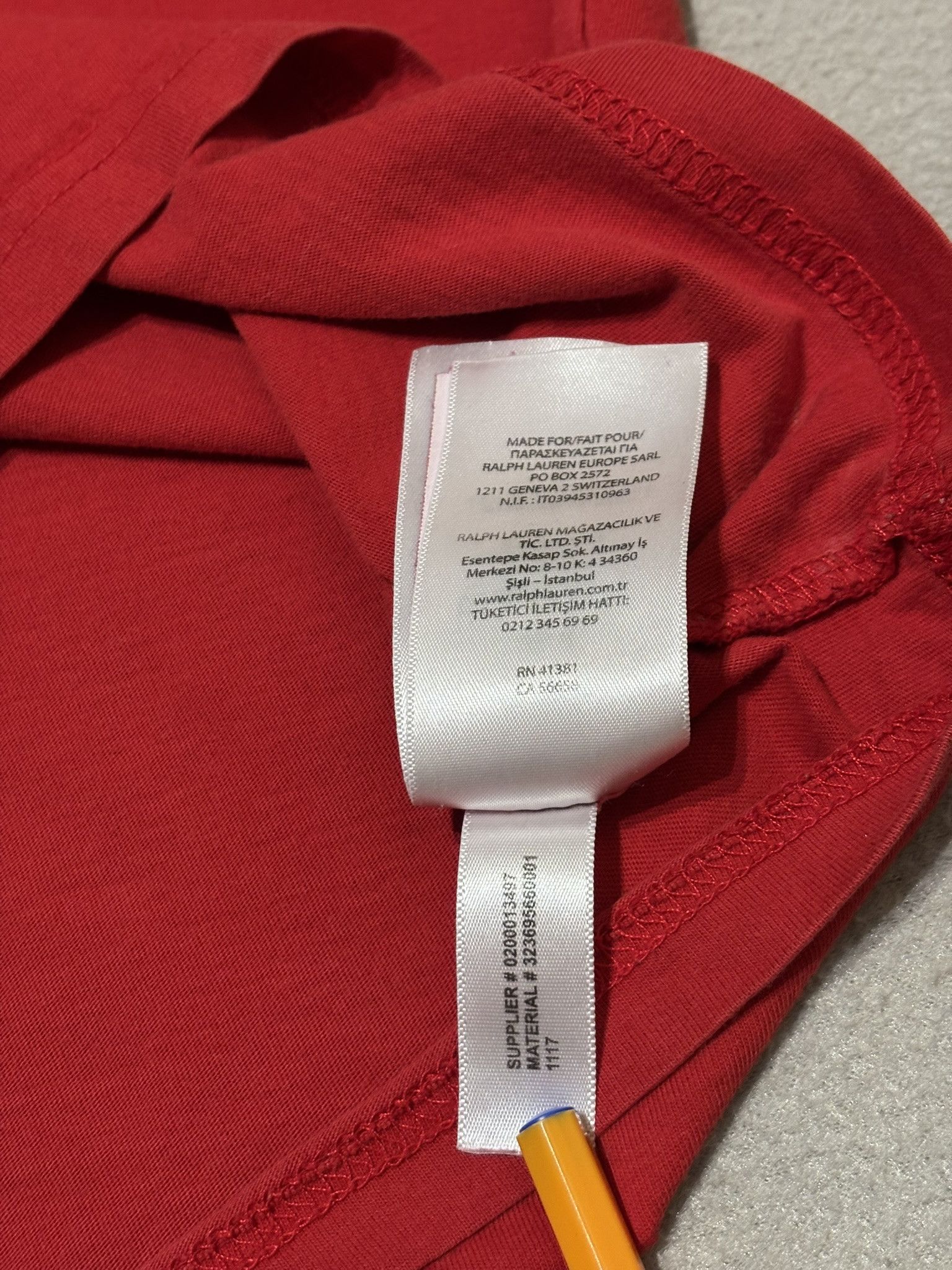 Polo Ralph Lauren Polo Ralph Lauren Flag Red T-Shirt size. L Size L / US 10 / IT 46 - 14 Thumbnail
