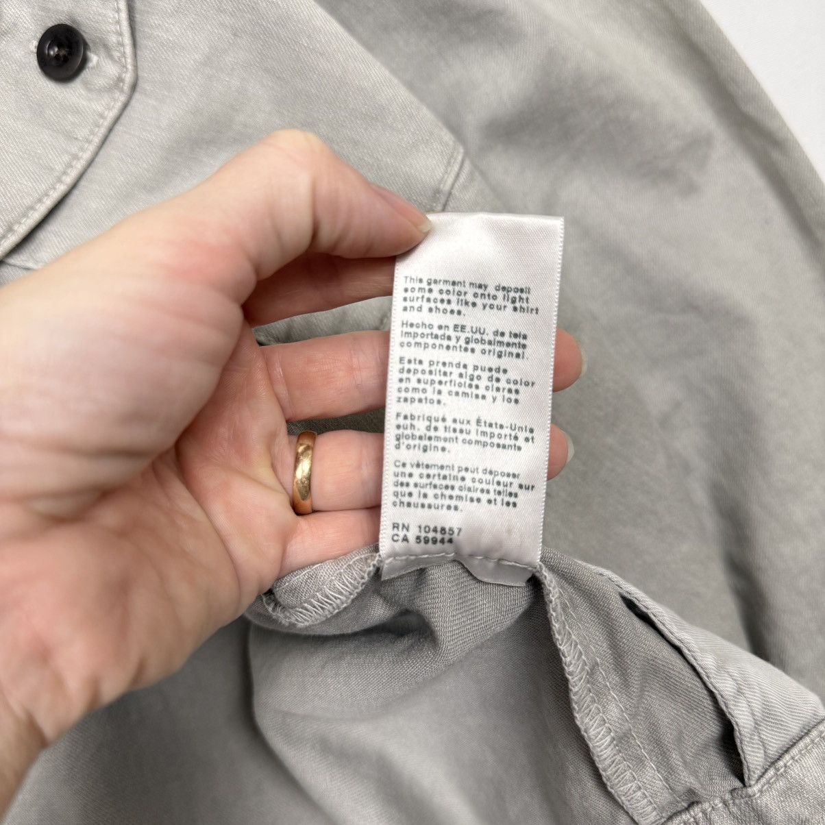 AG Adriano Goldschmied AG Adriano Goldschmied Jacket Men M Sample Cotton Linen USA Size US M / EU 48-50 / 2 - 5 Thumbnail