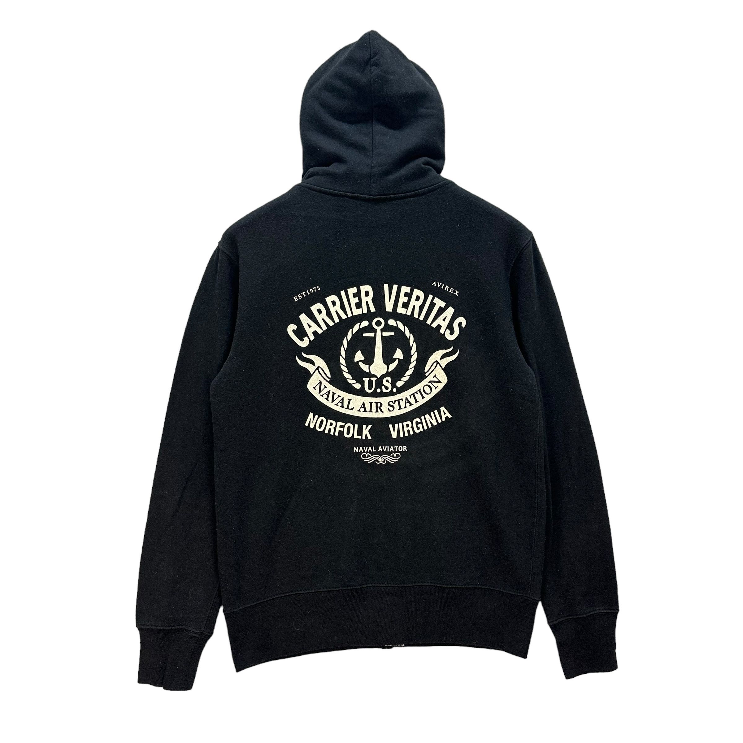 Avirex AVIREX US NAVAL AVIATOR BIG LOGO PULLOVER HOODIES #8839-030 Size US M / EU 48-50 / 2 - 1 Thumbnail