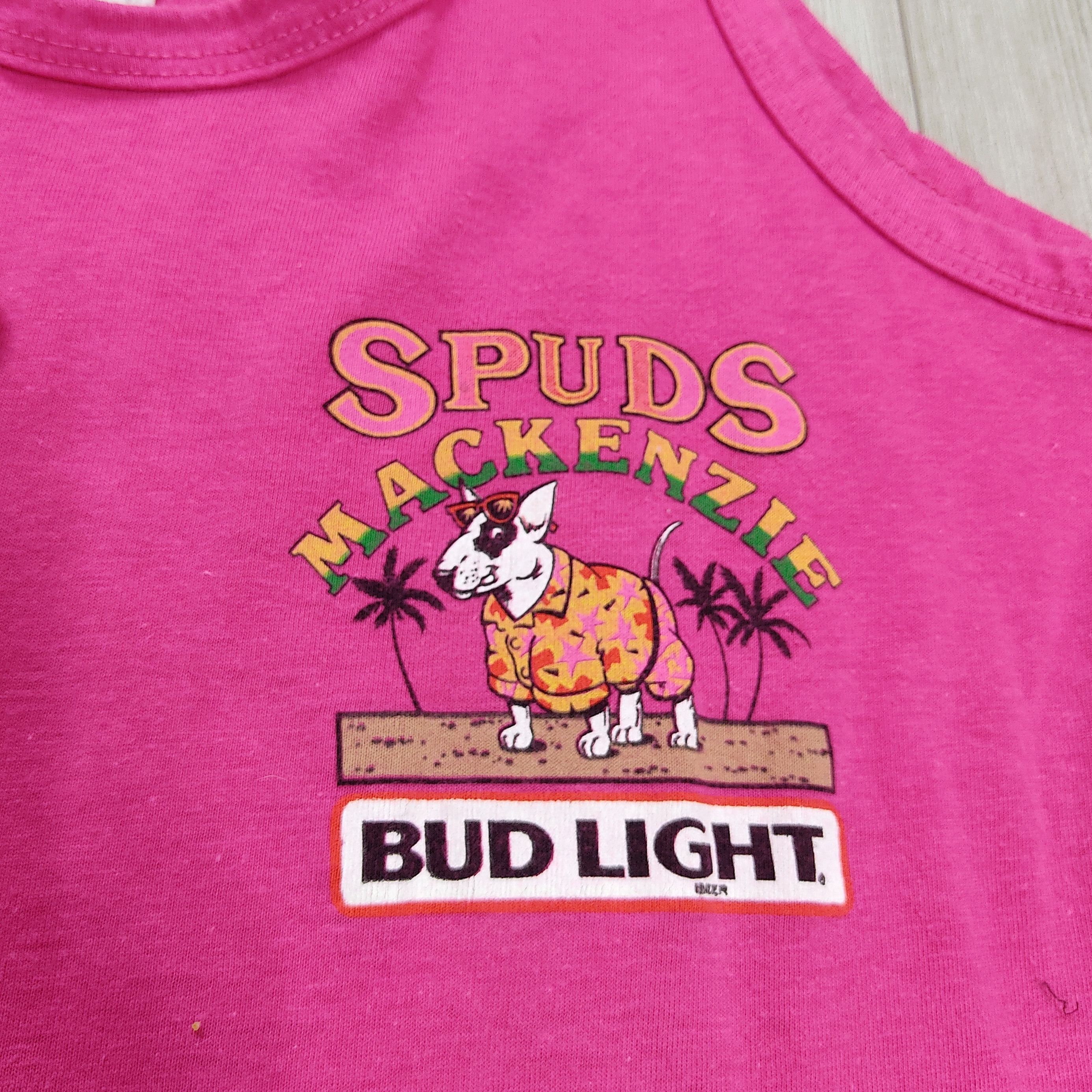 Vintage Spuds MacKenzie Bud Light Party Animals Back hit Sleeveless Size US M / EU 48-50 / 2 - 8 Thumbnail