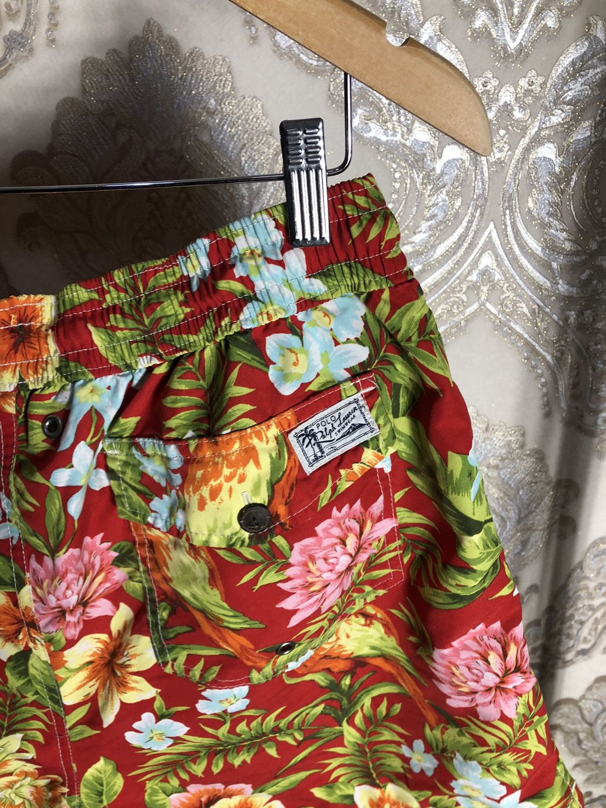 Polo Ralph Lauren × Vintage VERY RARE POLO RALPH LAUREN FLOWERS DESIGNER SHORTS CASUAL Size US 34 / EU 50 - 6 Thumbnail