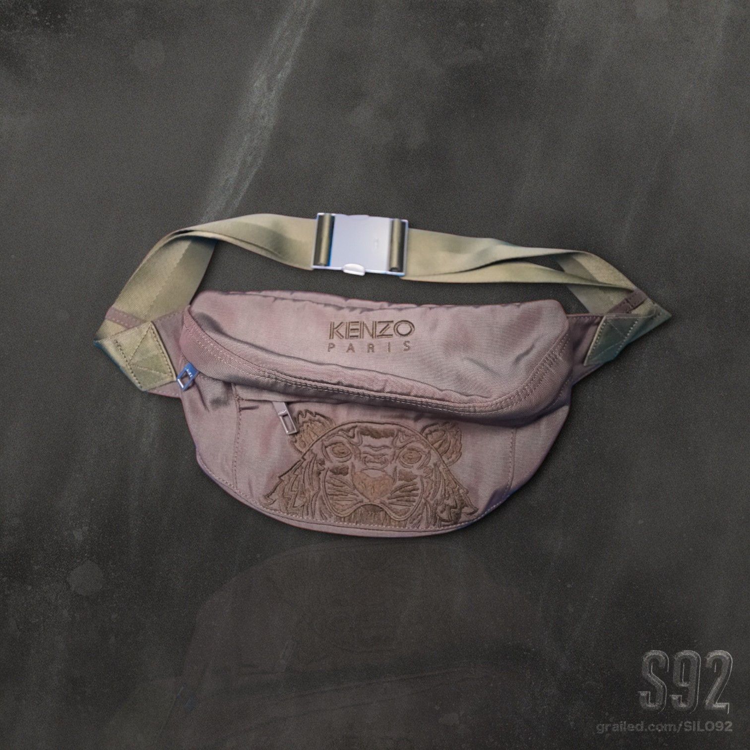 Kenzo Kenzo Kampus Bum Bag (Fanny Pack) // Army Green Size ONE SIZE - 1 Thumbnail