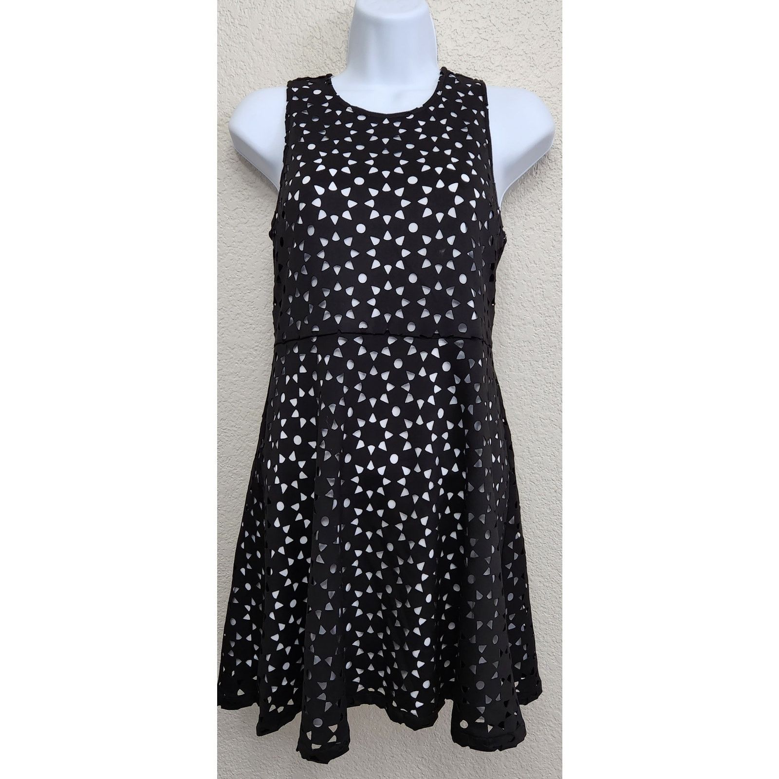 Other Ruby & Bloom Black White Fit N Flare Mini Dress 14 Size XL / US 12-14 / IT 48-50 - 1 Thumbnail