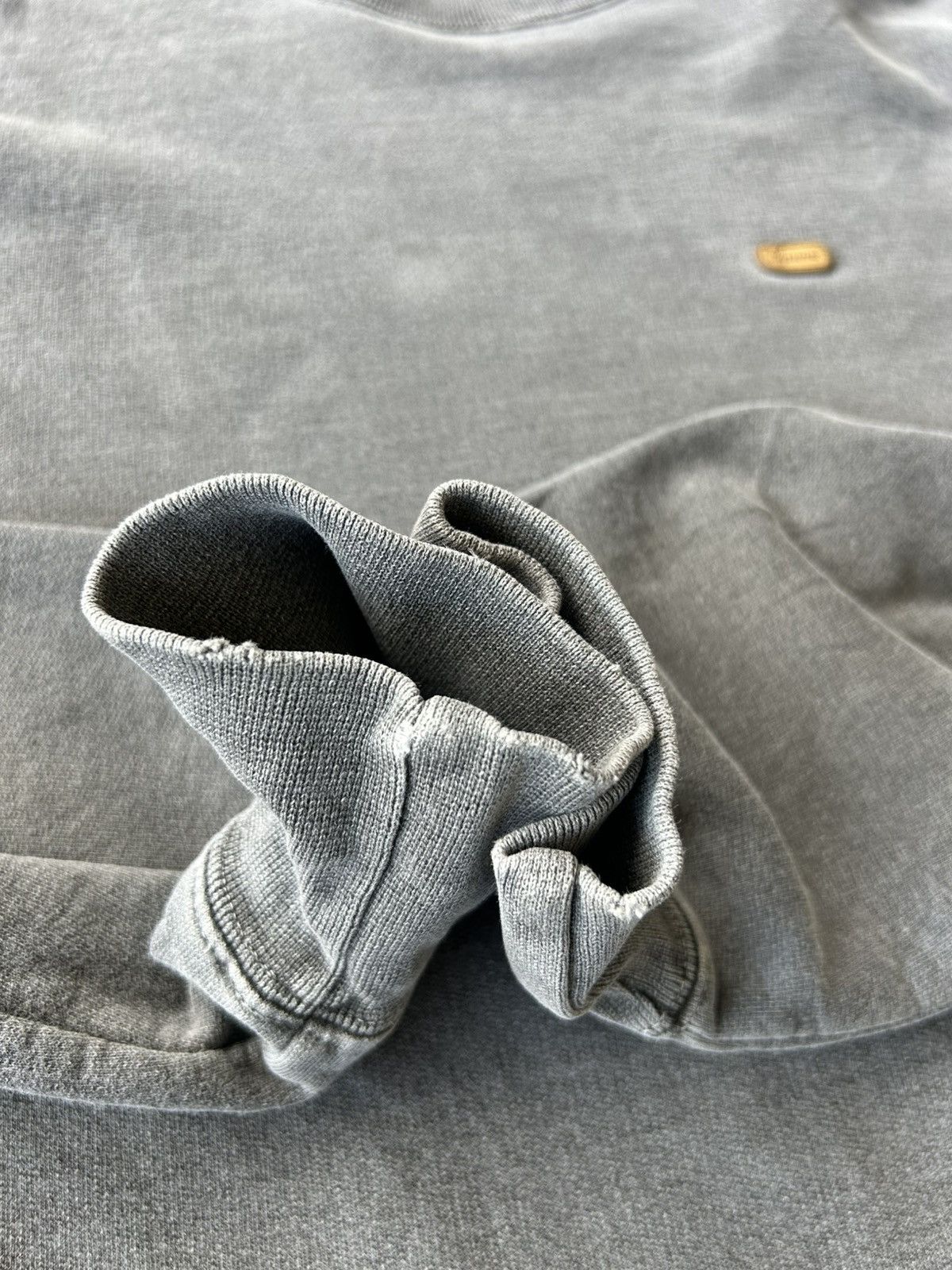 Supreme Supreme Crewneck Dark Grey Sweatshirt Size US L / EU 52-54 / 3 - 9 Thumbnail